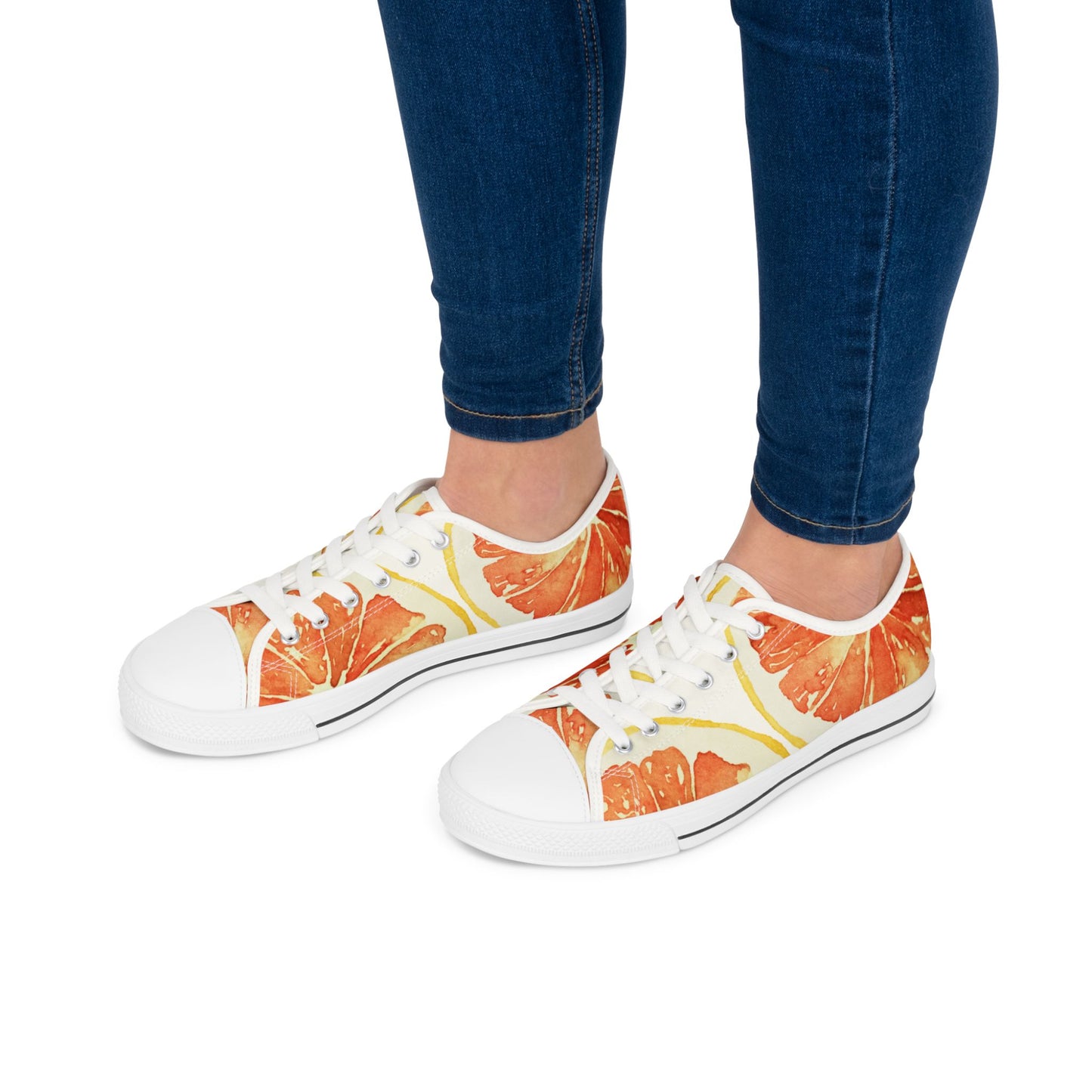 Citrus Mistress - Women's Low Top Sneakers