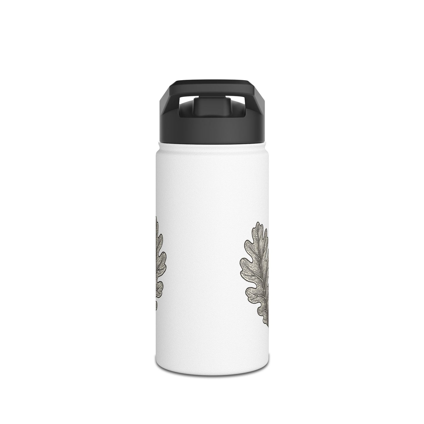 Eco-Friendly Stainless Steel Water Bottle - Oak and Orchid Design