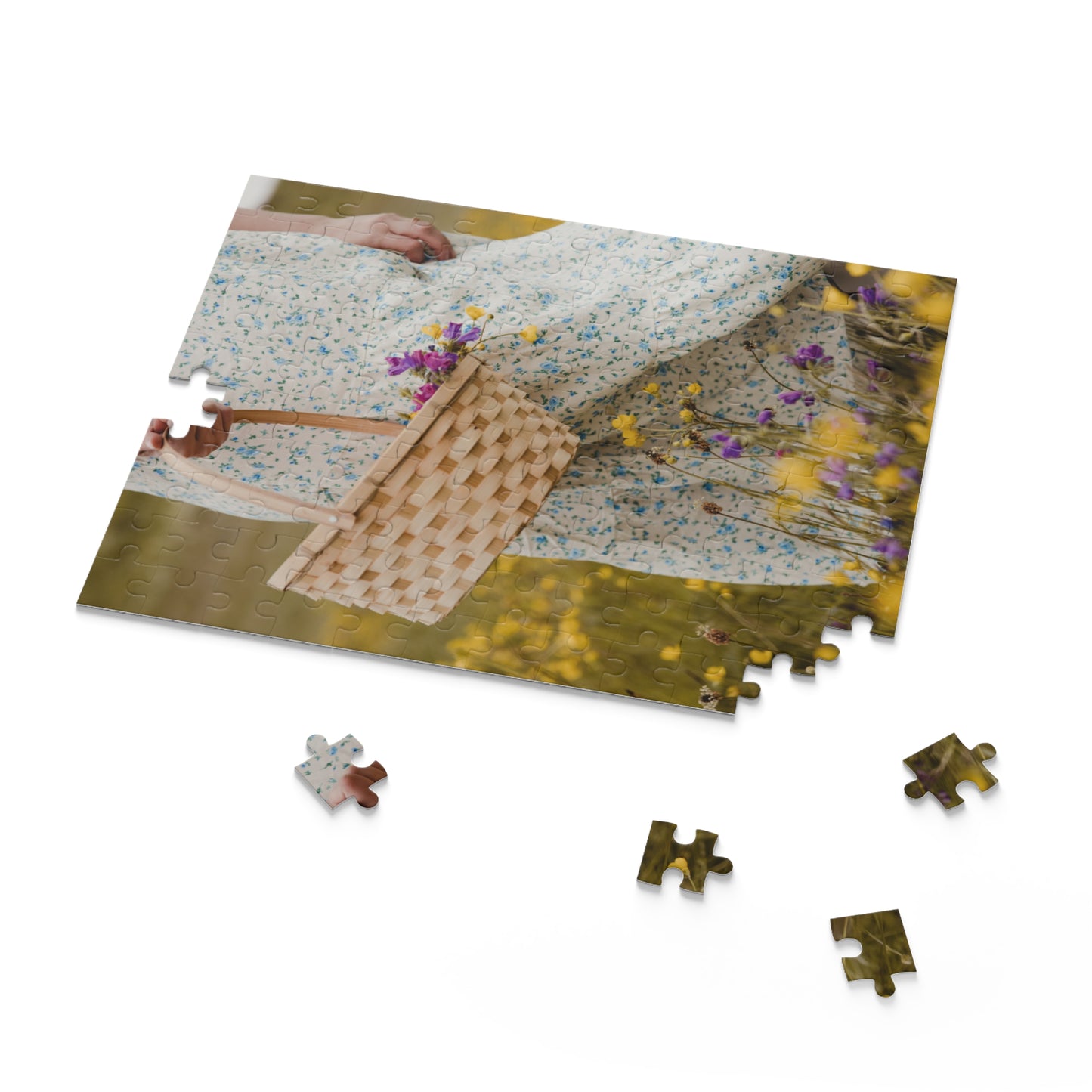 Charming Floral Basket Puzzle – 252-Piece Jigsaw