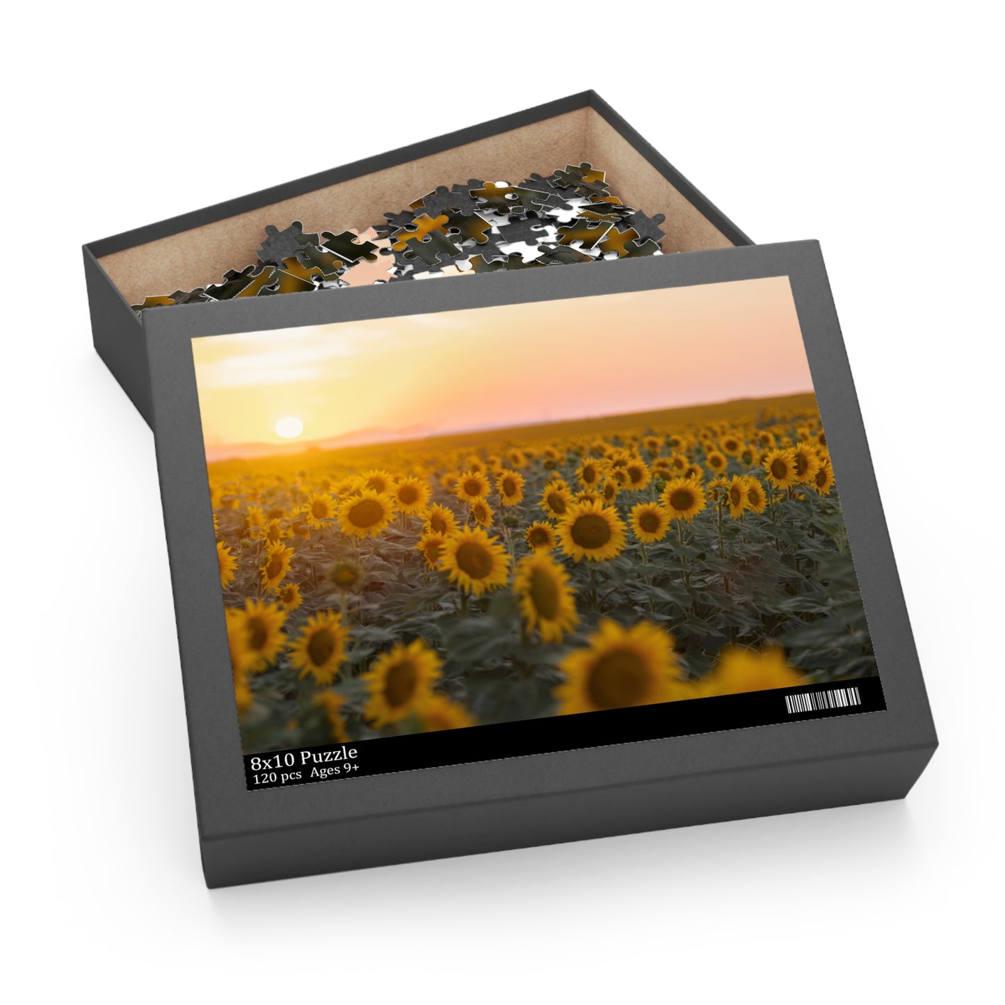 Sunflower Sunset Puzzle - 120, 252, 500-Piece Jigsaw