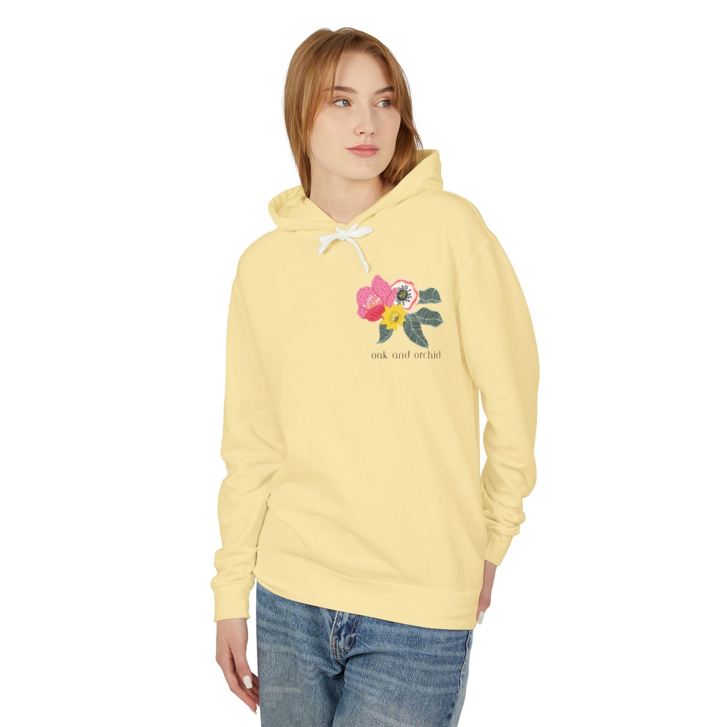 Sugar Petals - Lightweight Hooded Sweatshirt