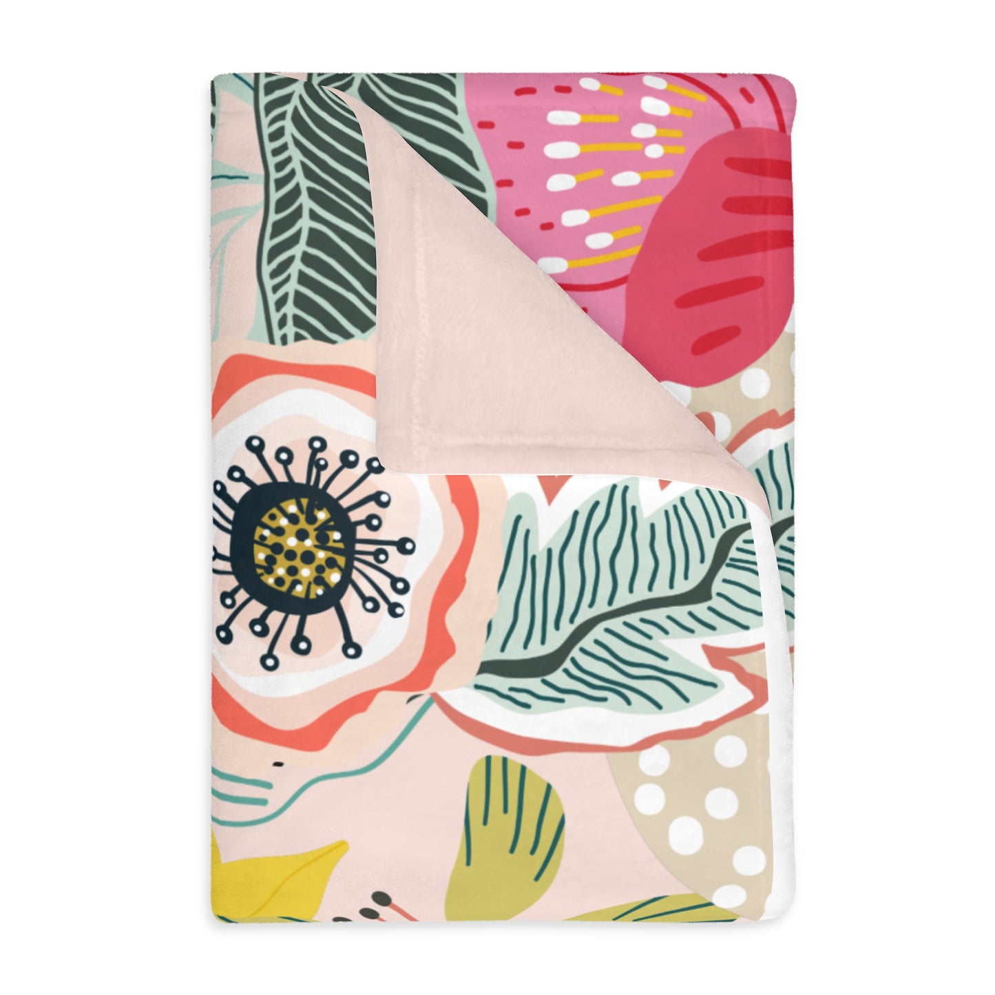 Sugar Petals - Velveteen Microfiber Blanket