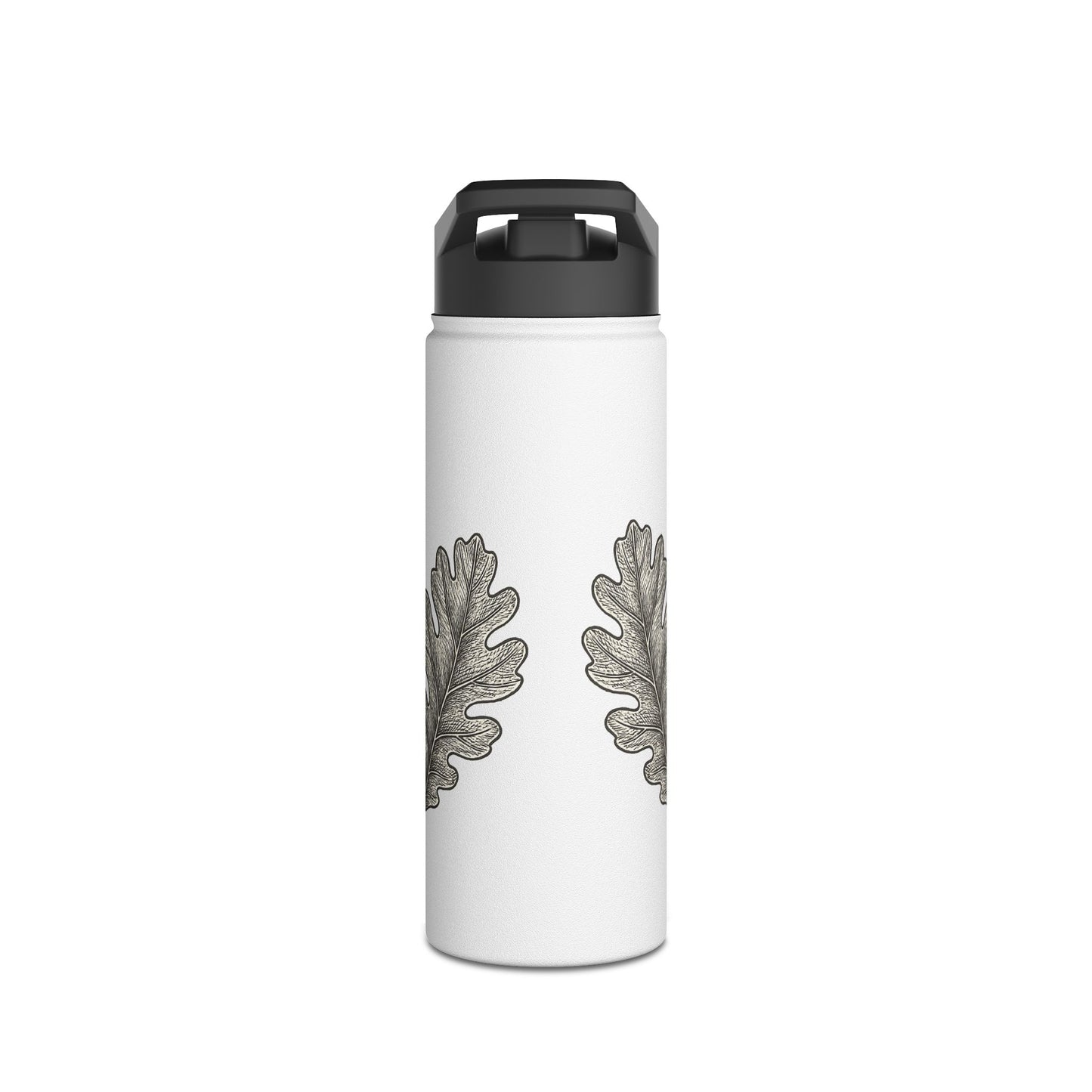 Eco-Friendly Stainless Steel Water Bottle - Oak and Orchid Design