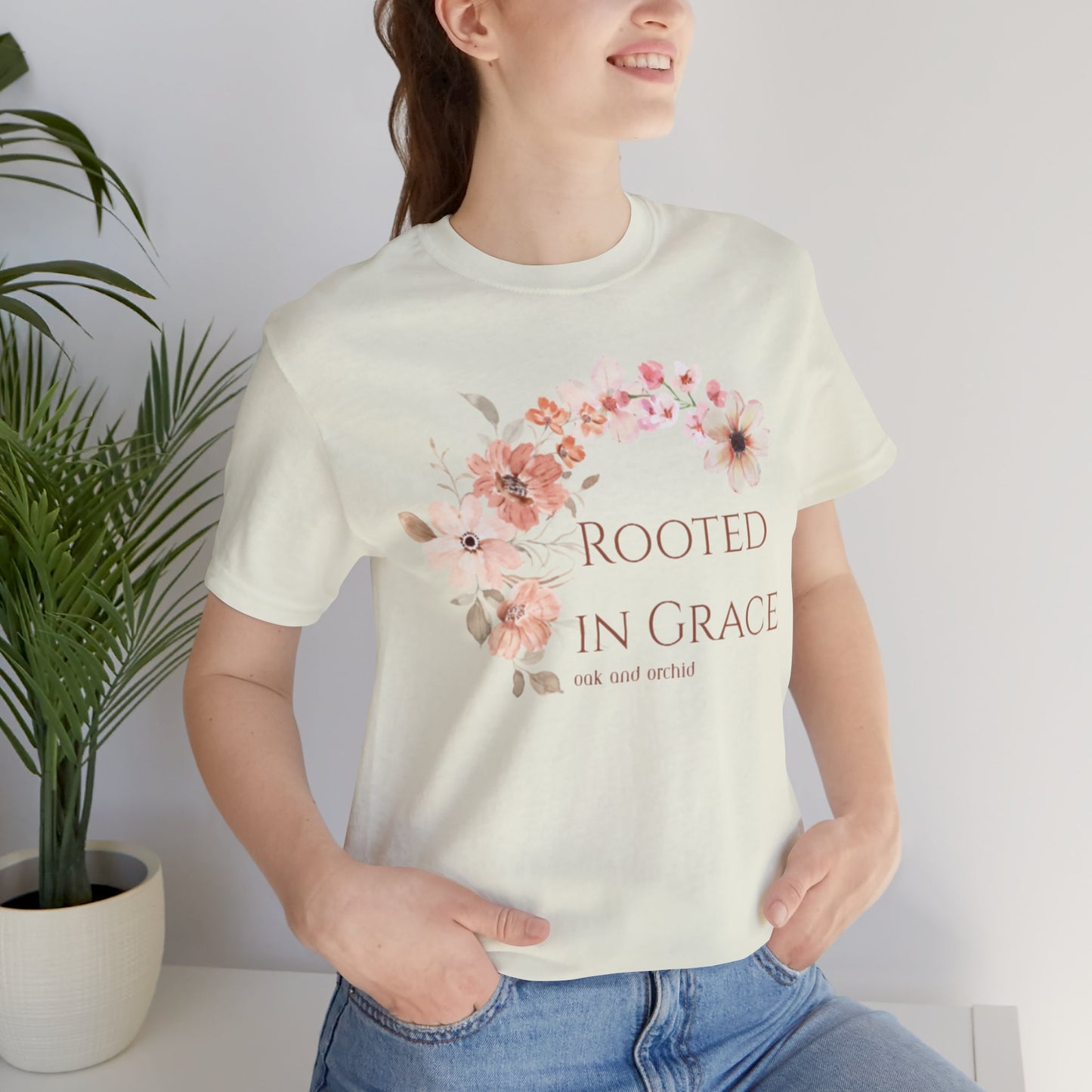 Meadow Musings - Rooted in Grace Floral Tee