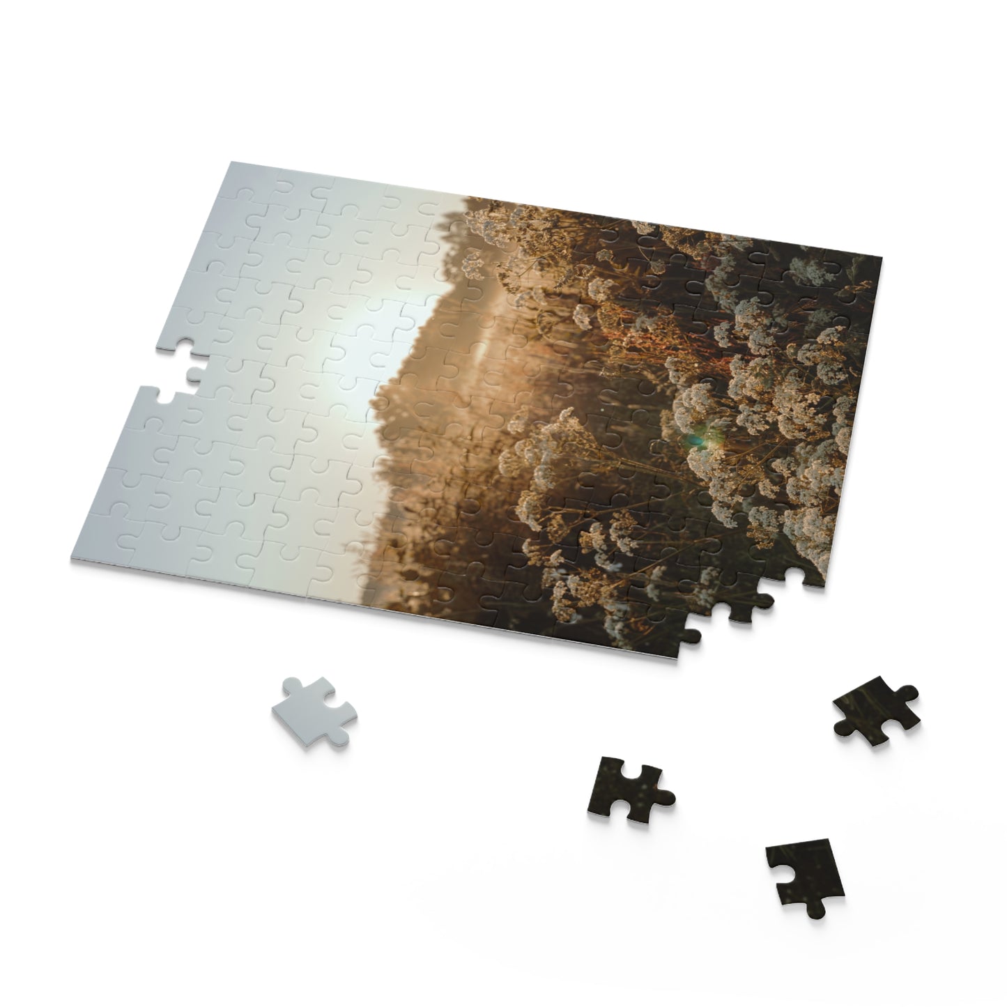 Scenic Flower Puzzle - 120, 252, & 500-Piece Options