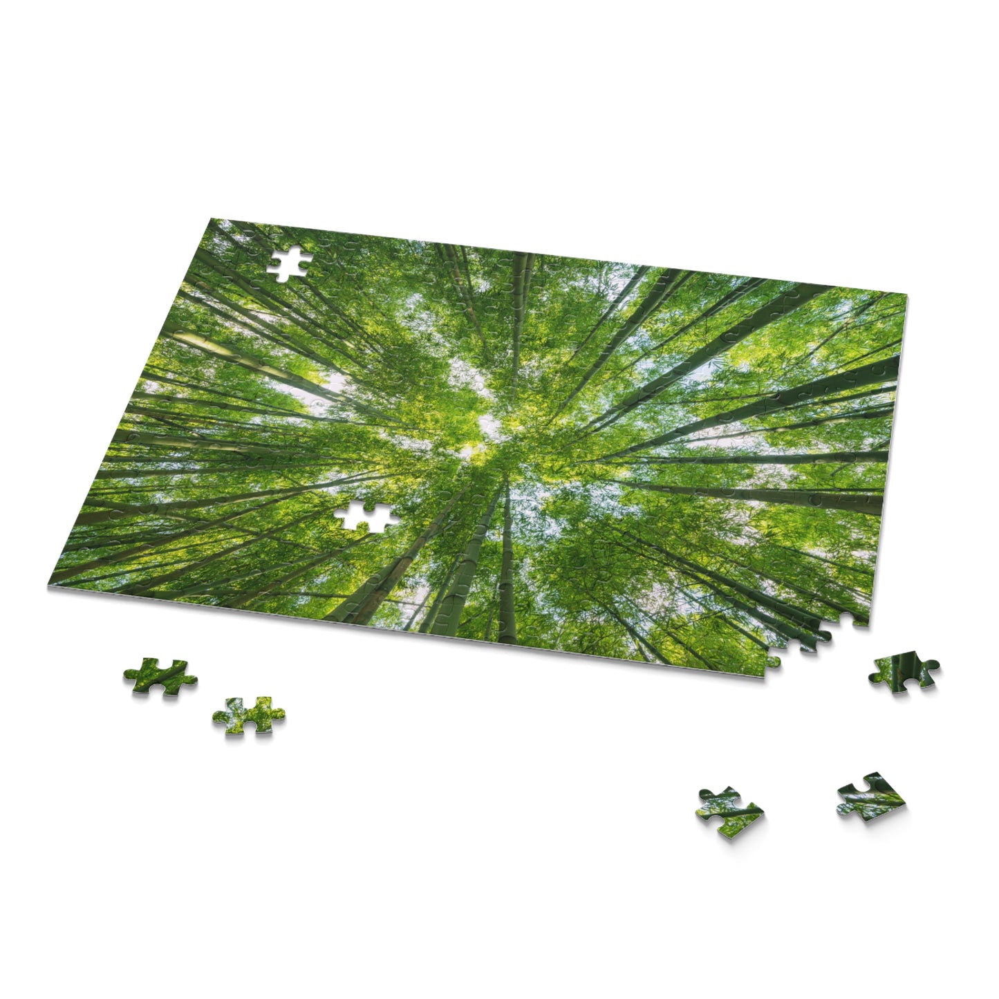 Tranquil Bamboo Forest Puzzle - 120/252/500-Piece Options