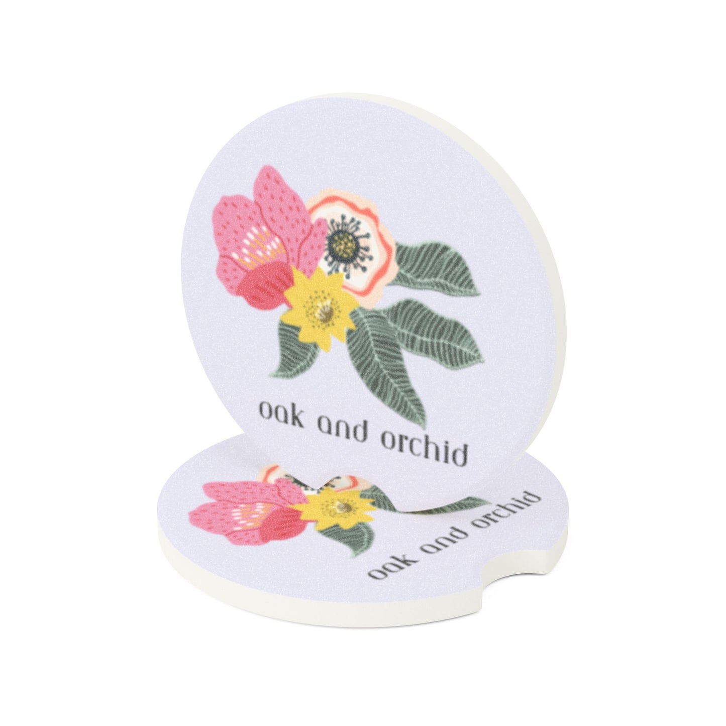 Sugar Petals - Soapstone Car Coaster