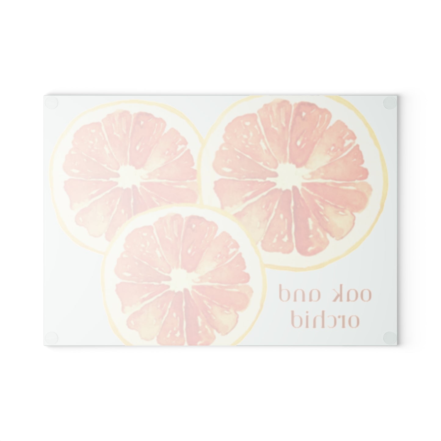 Citrus Mistress - Glass Cutting Board - Fresh Lemon Design for Kitchen Decor