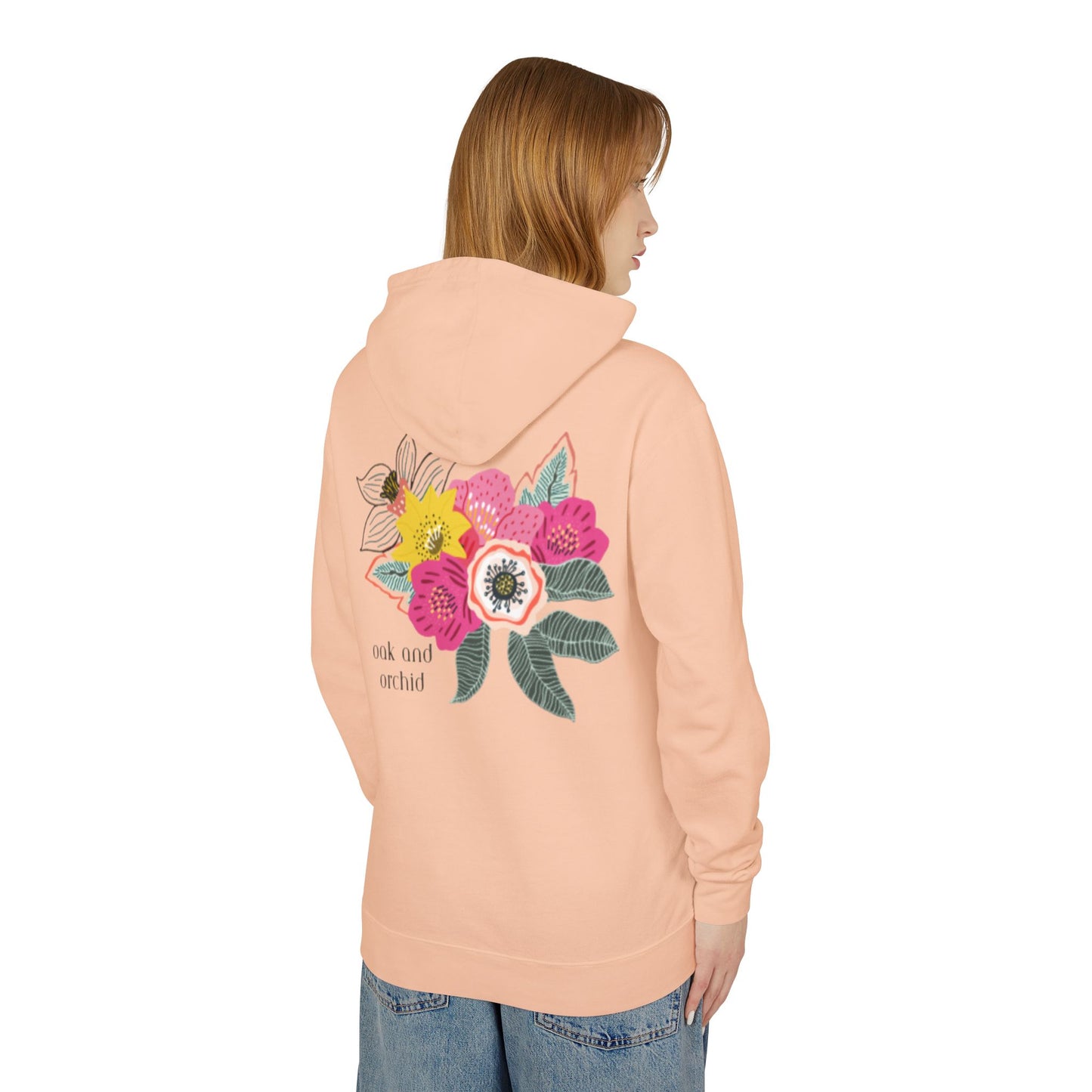 Sugar Petals - Lightweight Hooded Sweatshirt