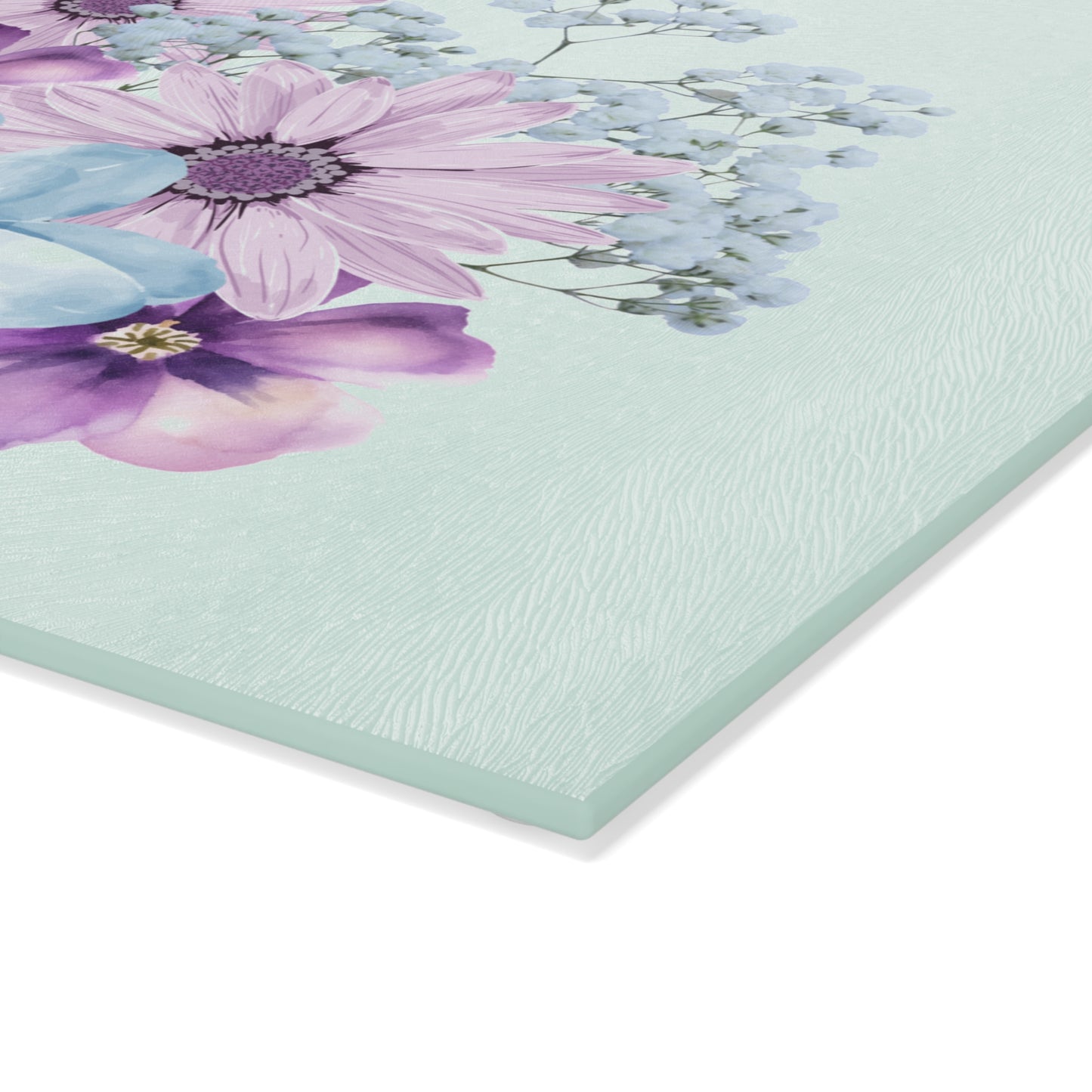 Summer 2025 Orchard Bloom - Floral Glass Cutting Board - Perfect for Cooking and Entertaining