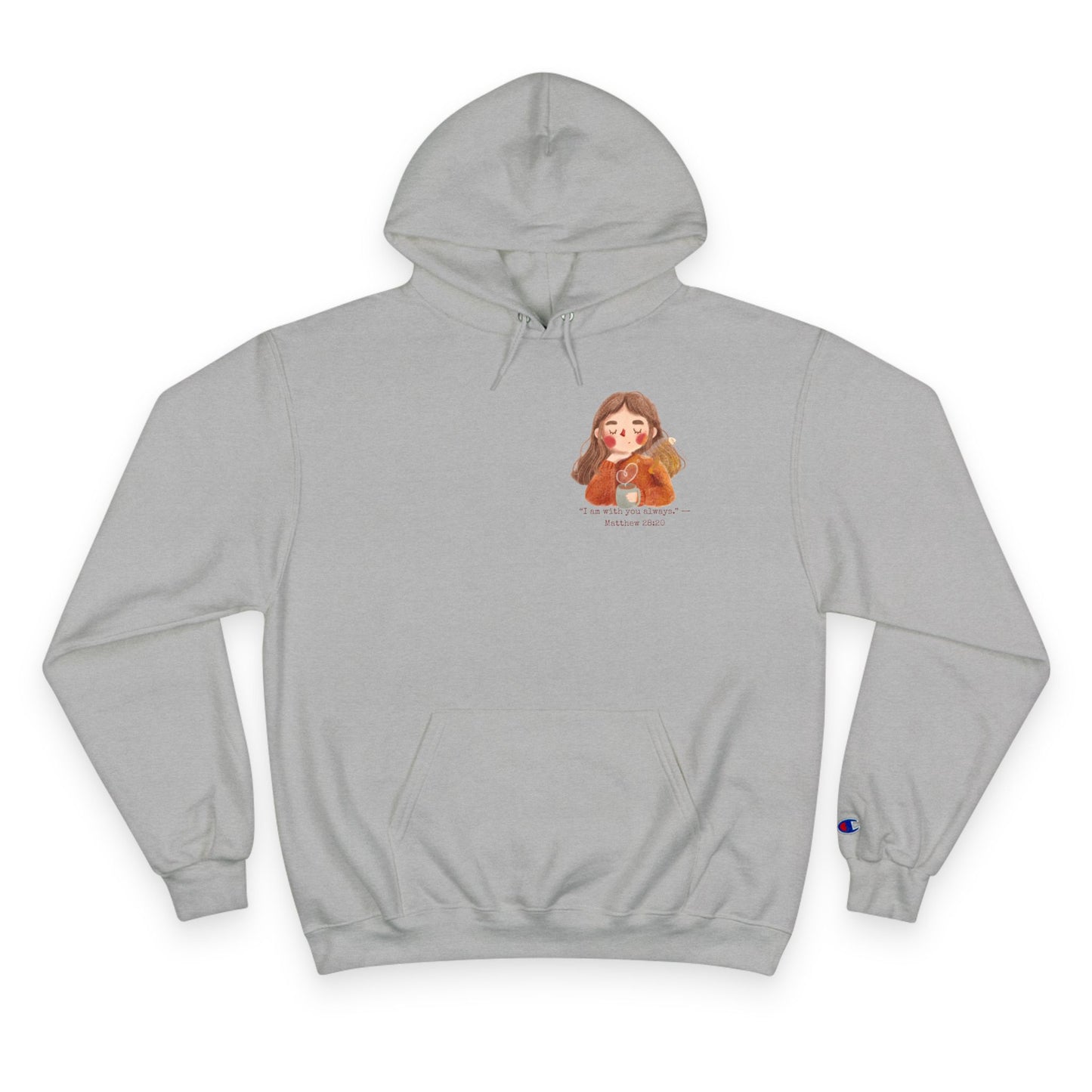 Cozy Champion Hoodie - Soft, Artistic, Inspirational Sweatshirt for Everyday, Gift for Friends, Family, Birthdays