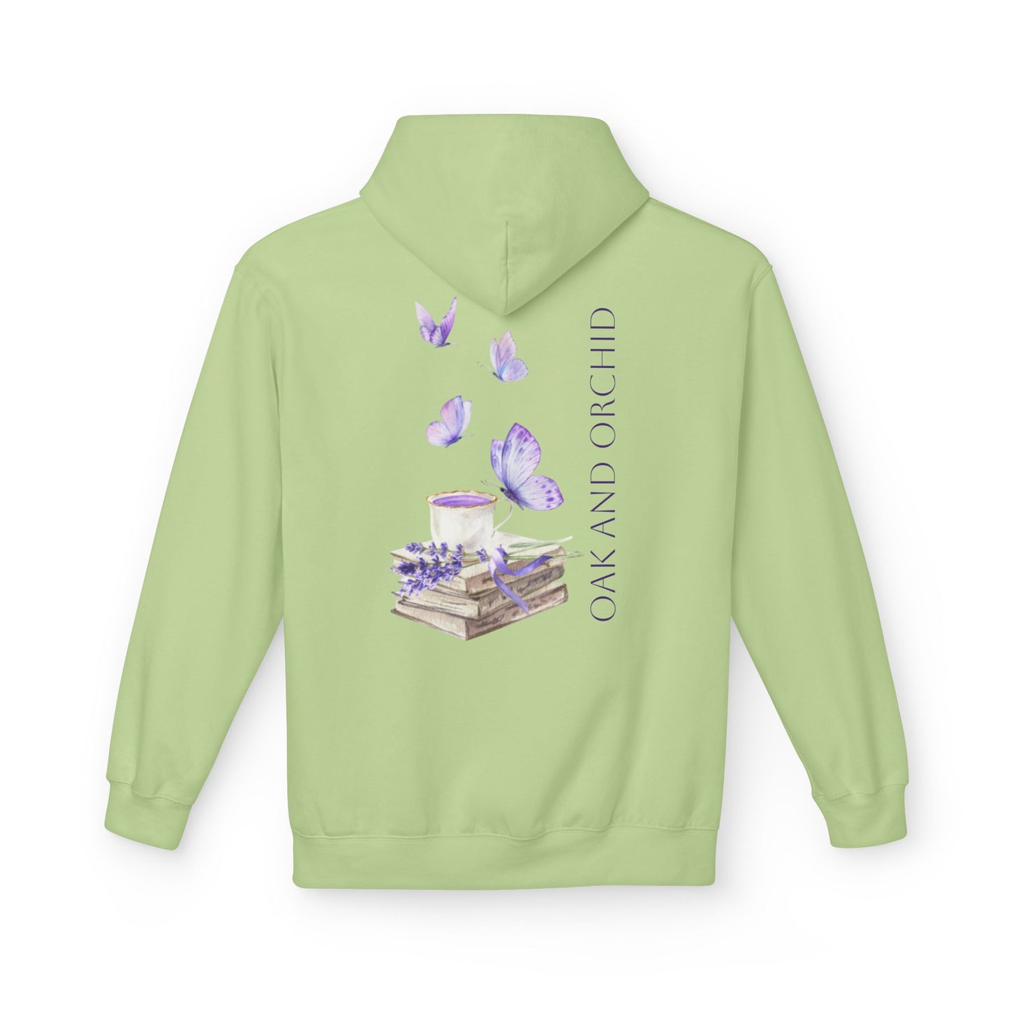 Oak and Orchid Originals - Butterfly Hoodie for Book Lovers