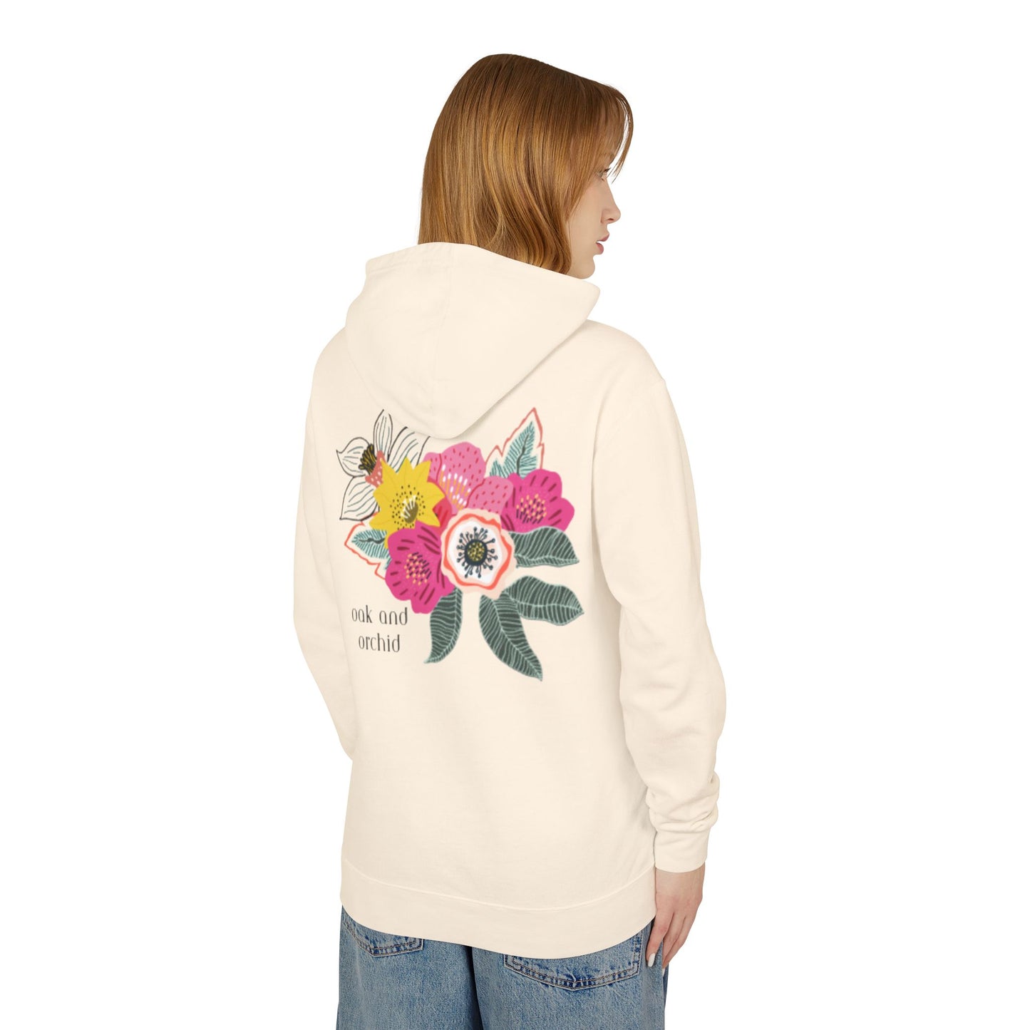Sugar Petals - Lightweight Hooded Sweatshirt