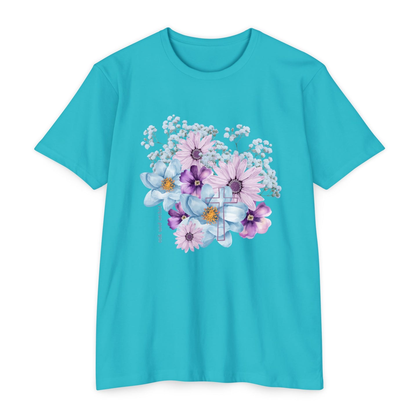 Fields of Mercy - Floral Christian Comfort T-Shirt