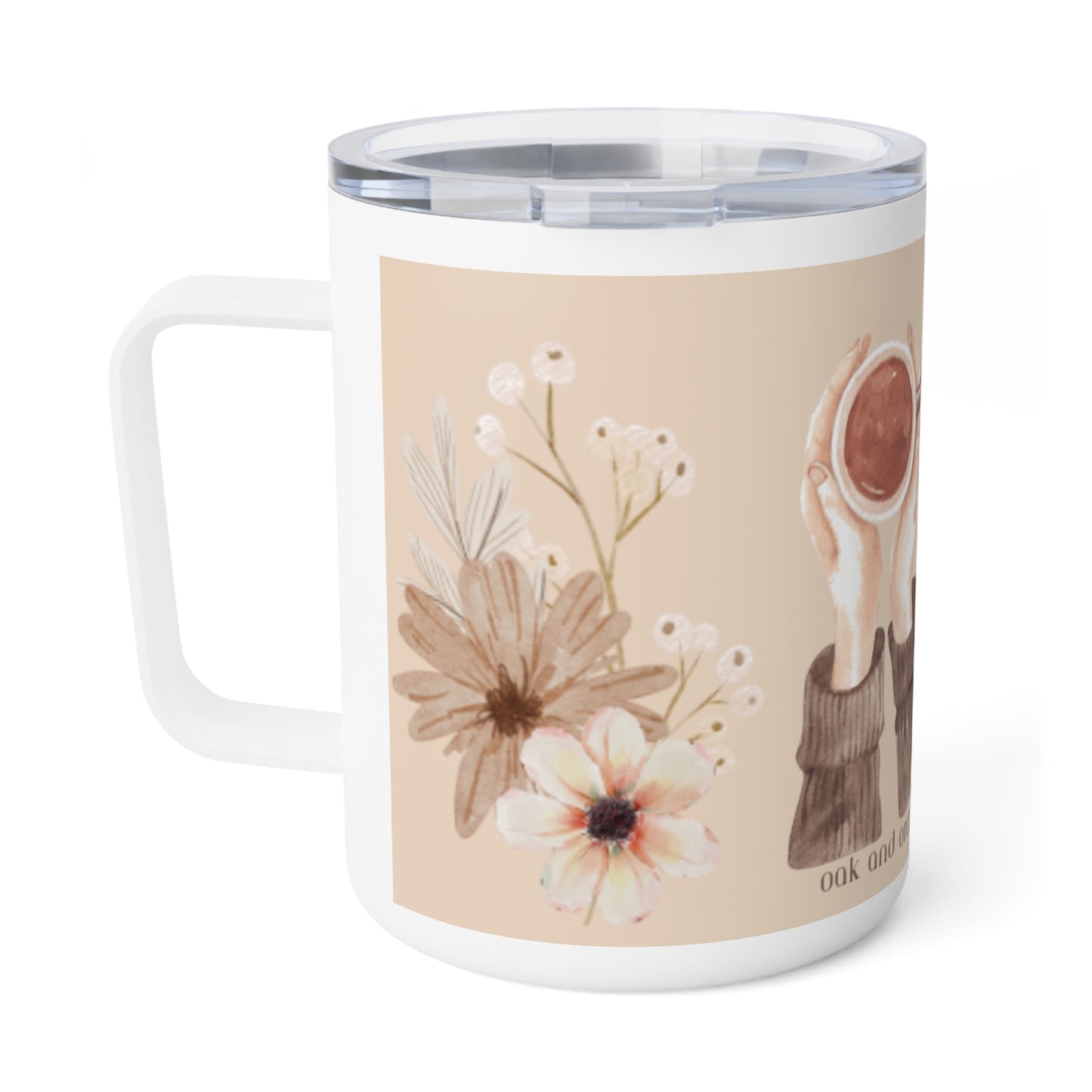 Meadow Musings - Confidence and Coffee Insulated Mug - 10oz