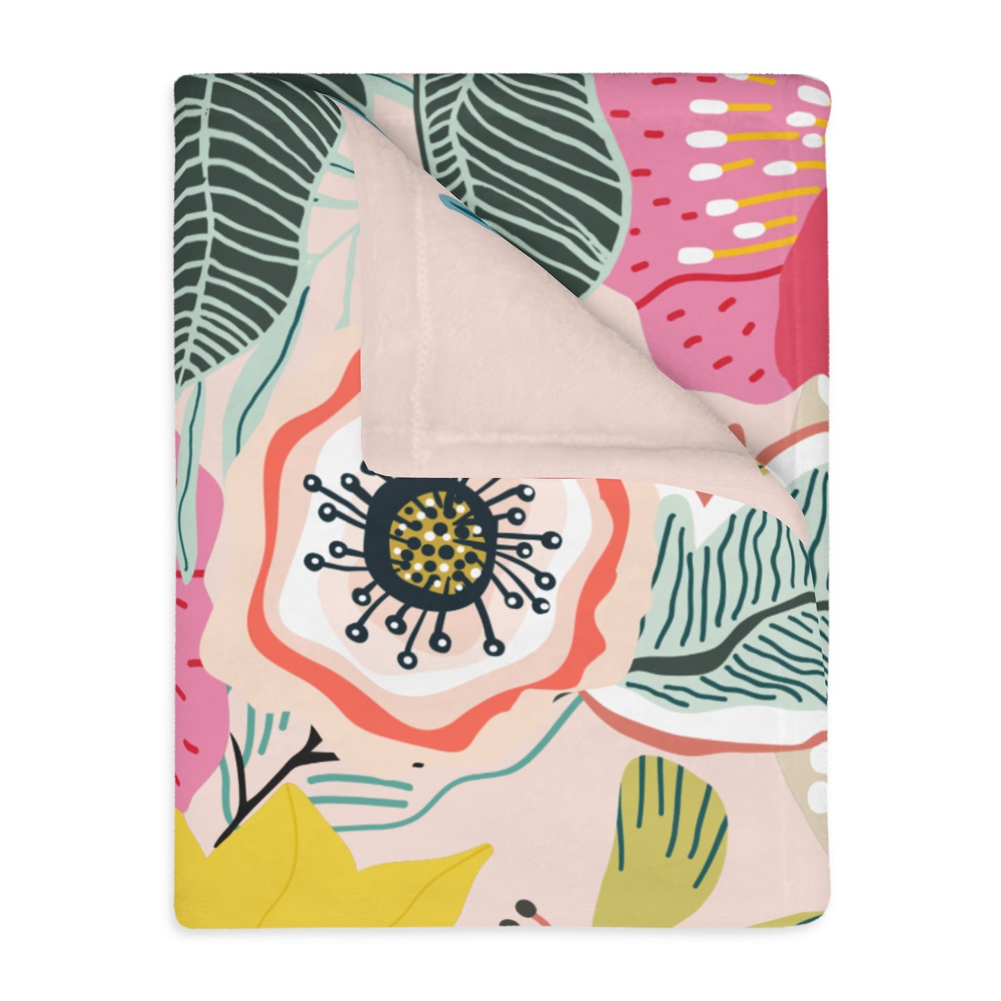 Sugar Petals - Velveteen Microfiber Blanket