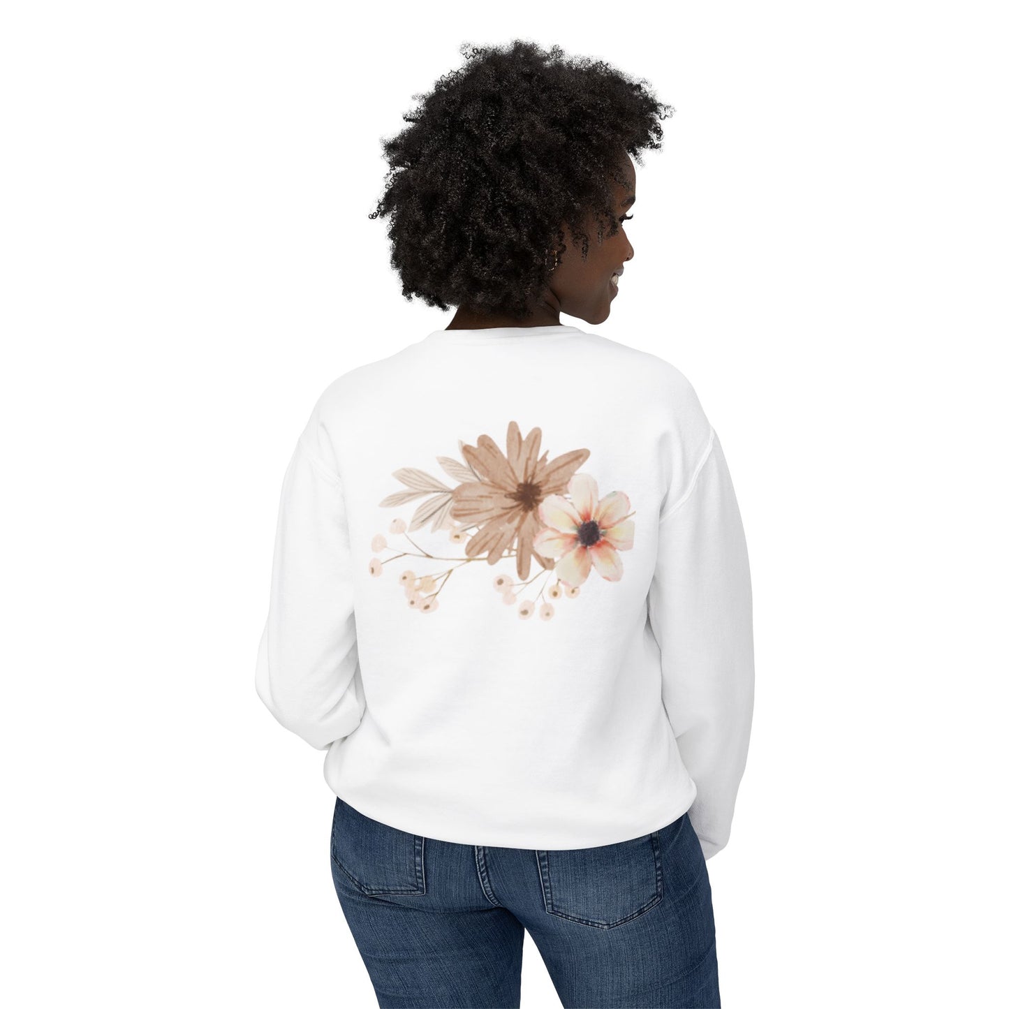 Meadow Musings - Rooted in Grace Floral Crewneck Sweatshirt