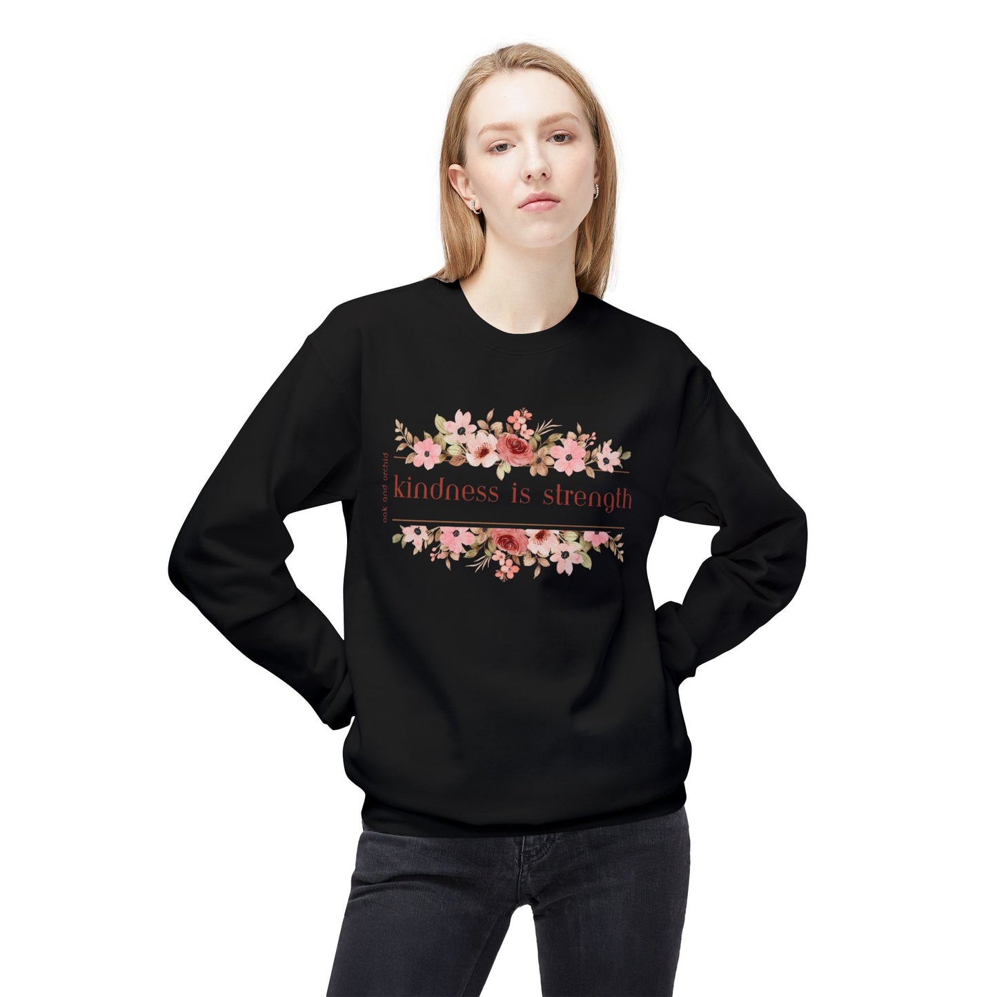 Meadow Musings - Midweight Softstyle Fleece Crewneck Sweatshirt