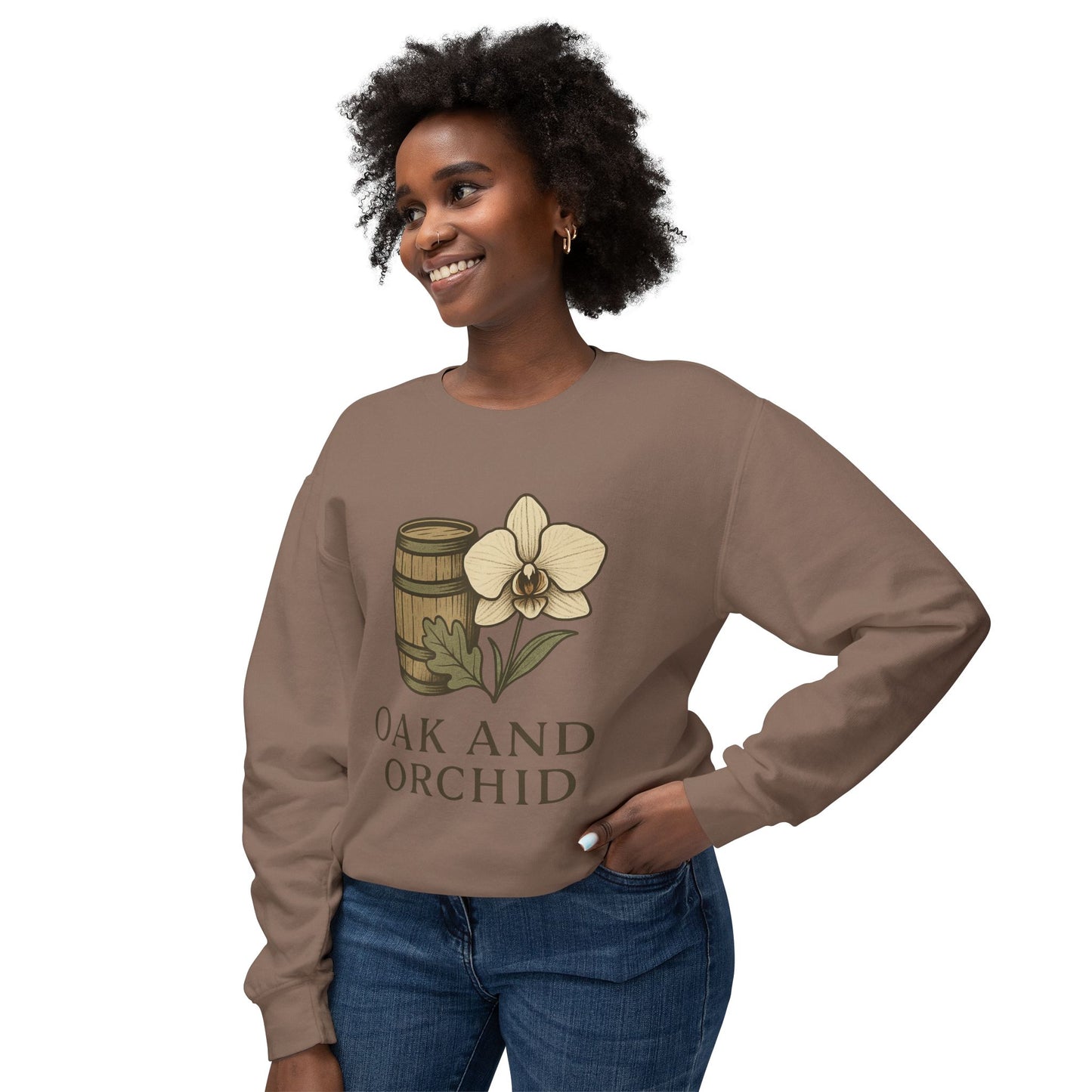 Oak and Orchid Lightweight Crewneck Sweatshirt