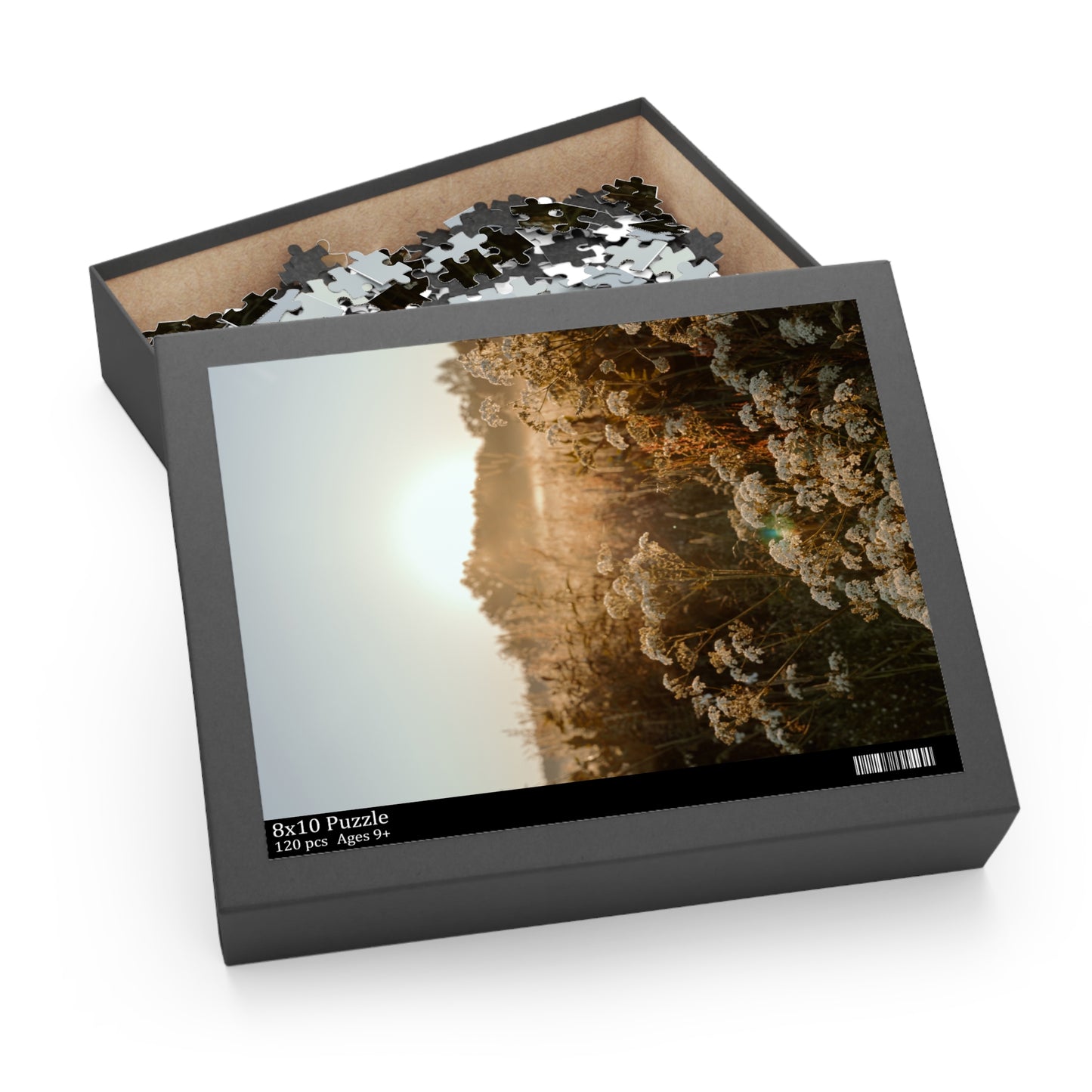 Scenic Flower Puzzle - 120, 252, & 500-Piece Options