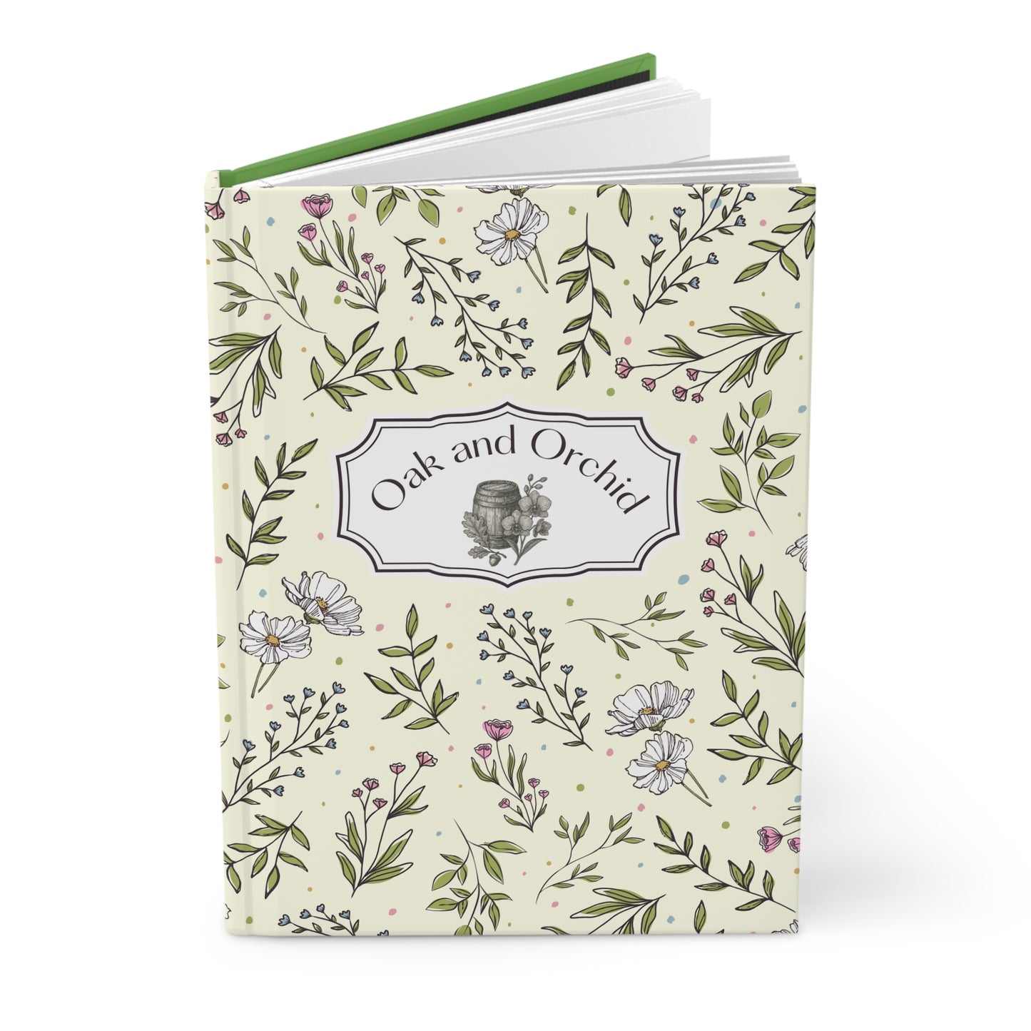 Lemon Lace - Hardcover Journal