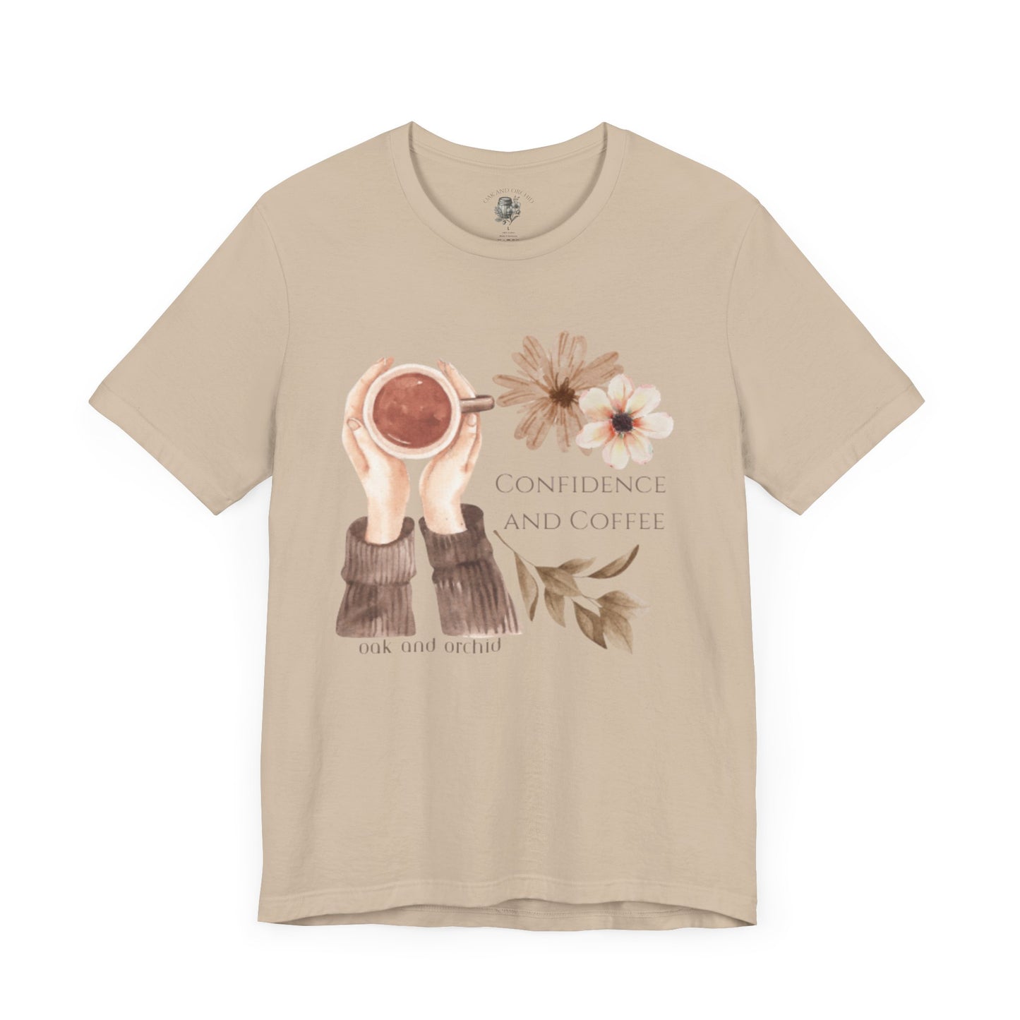 Meadow Musings - Confidence and Coffee Cozy Graphic Shirt