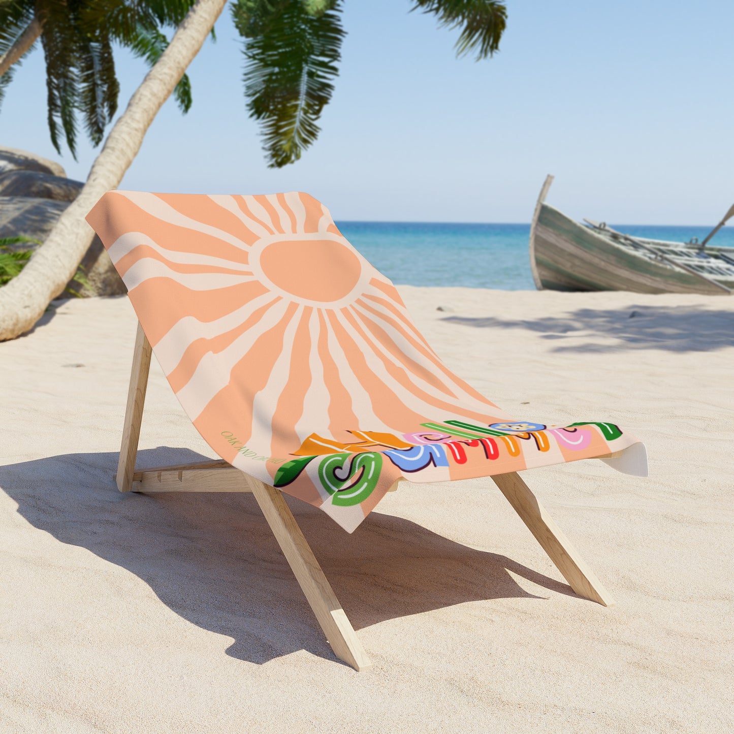 Summer 2025 - Orchard Bloom - Colorful Summer Beach Towel, Vibrant Pool Towel, Travel Towel, Fun Gift for Beach Lovers, Hello Summer Design