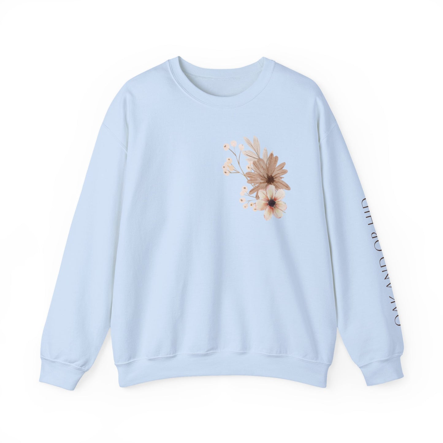 Meadow Musings - Floral Crewneck Sweatshirt - Rooted in Grace