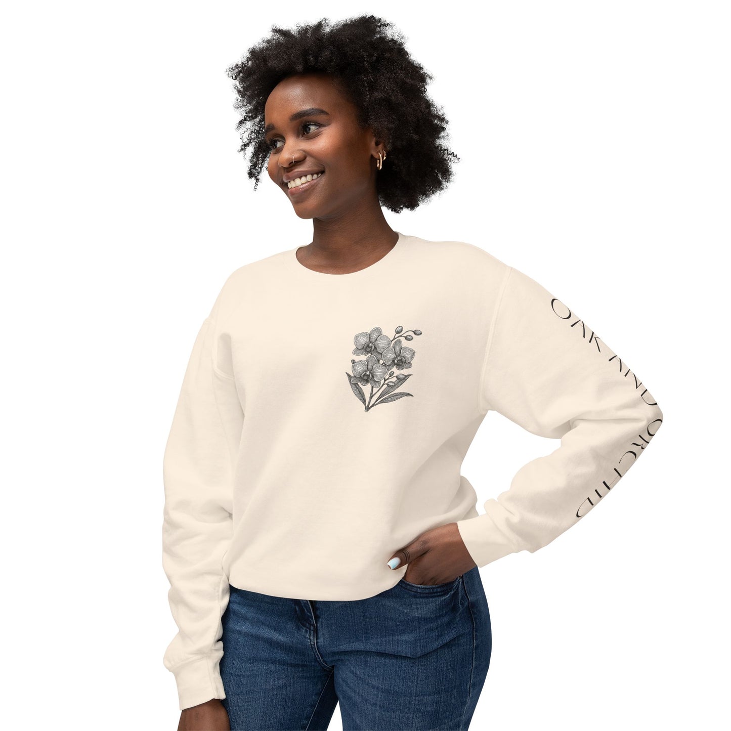 Oak and Orchid Lightweight Crewneck Sweatshirt