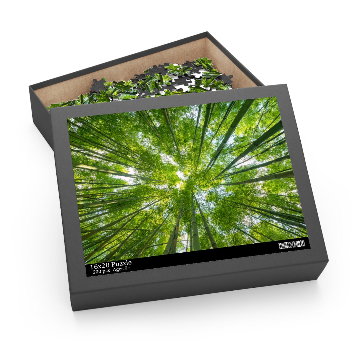 Tranquil Bamboo Forest Puzzle - 120/252/500-Piece Options