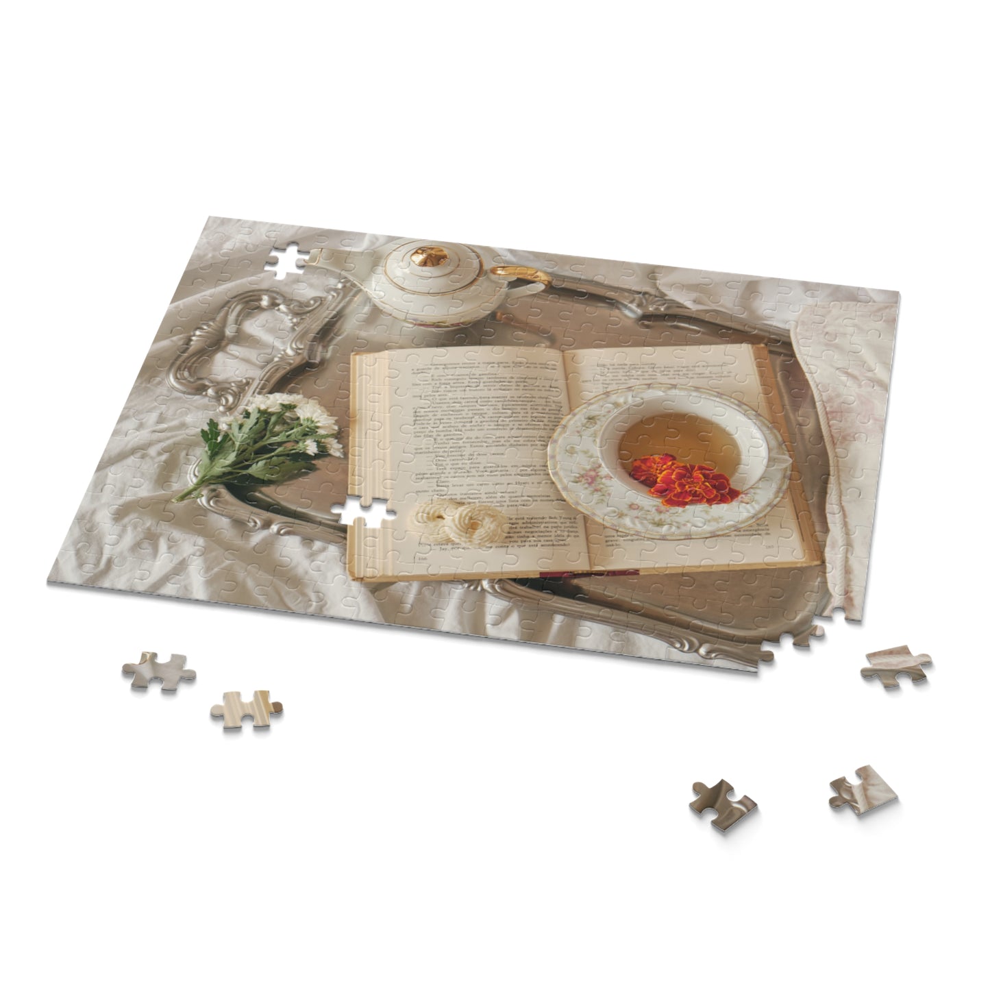 Cozy Afternoon Tea Puzzle - 120, 252, 500-Piece Options