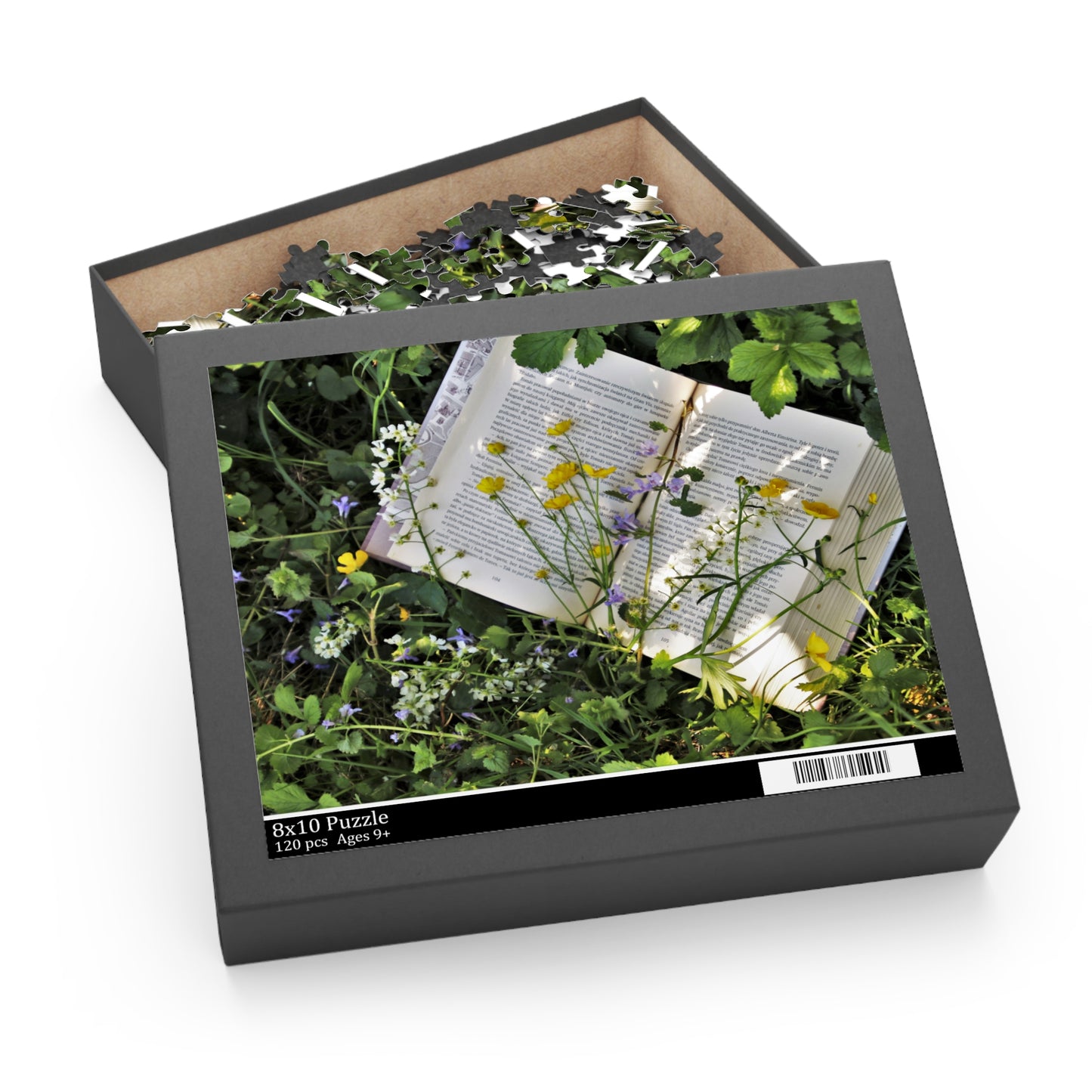 Botanical Book Puzzle – Nature Lover's 120, 252, 500-Piece Jigsaw