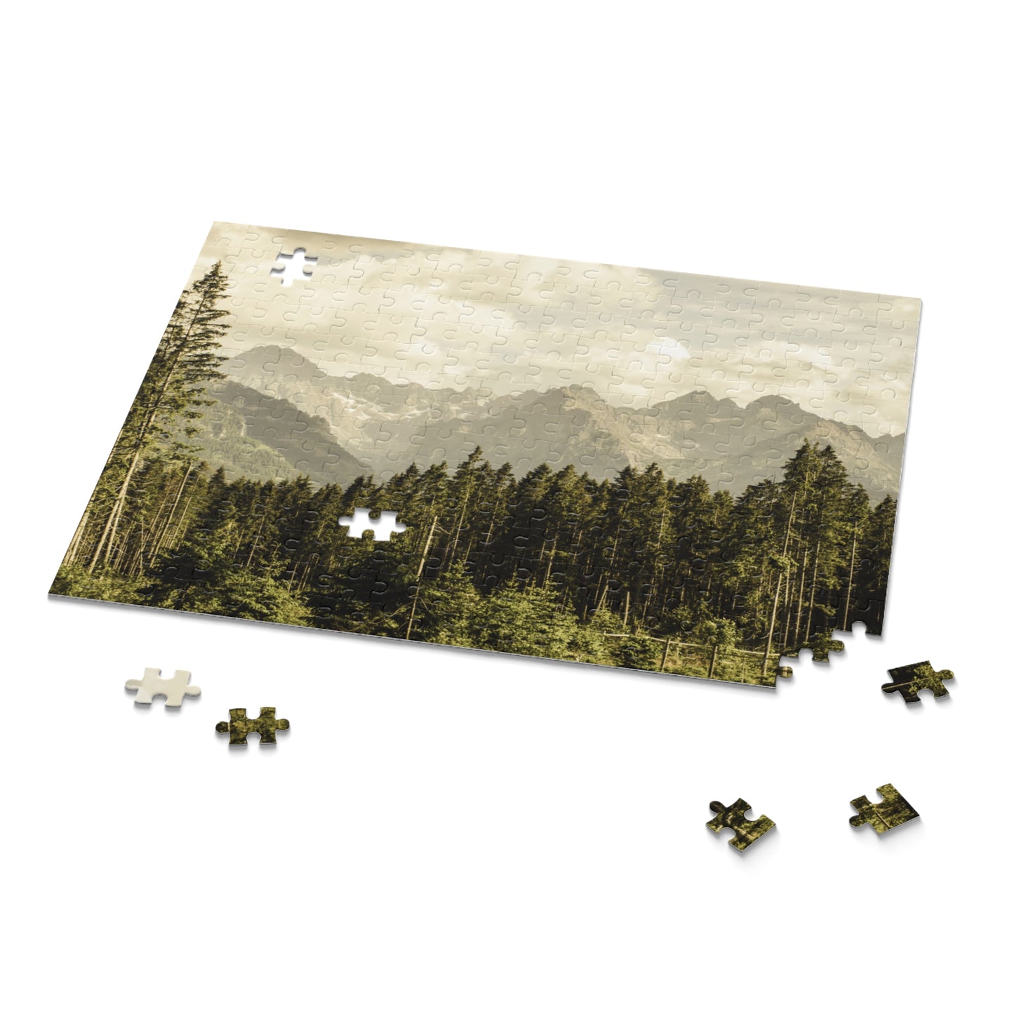 Scenic Mountain Puzzle - 120, 252, & 500-Piece Options