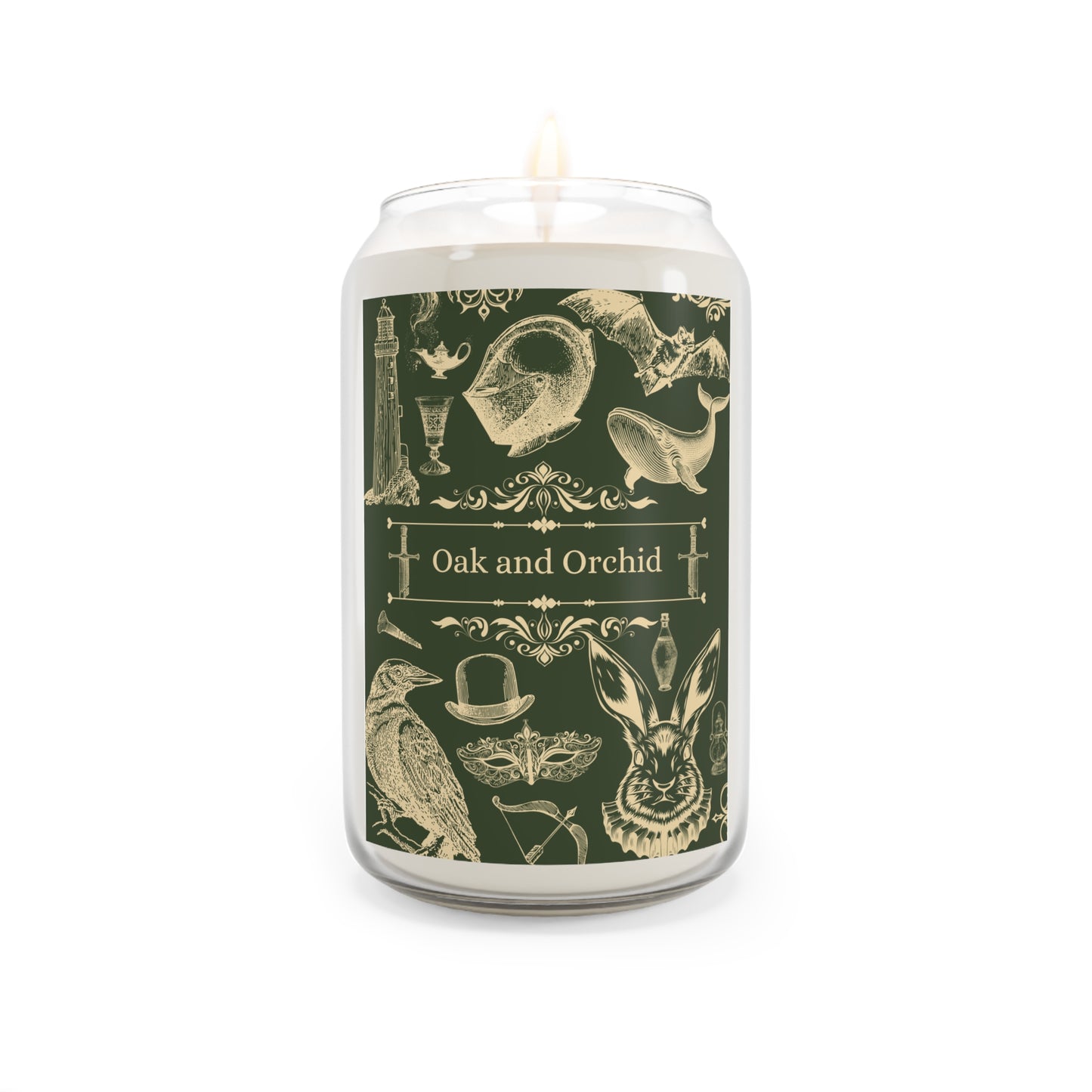Oak and Orchid Scented Candle - 13.75oz - Elegant Home Fragrances for Relaxation