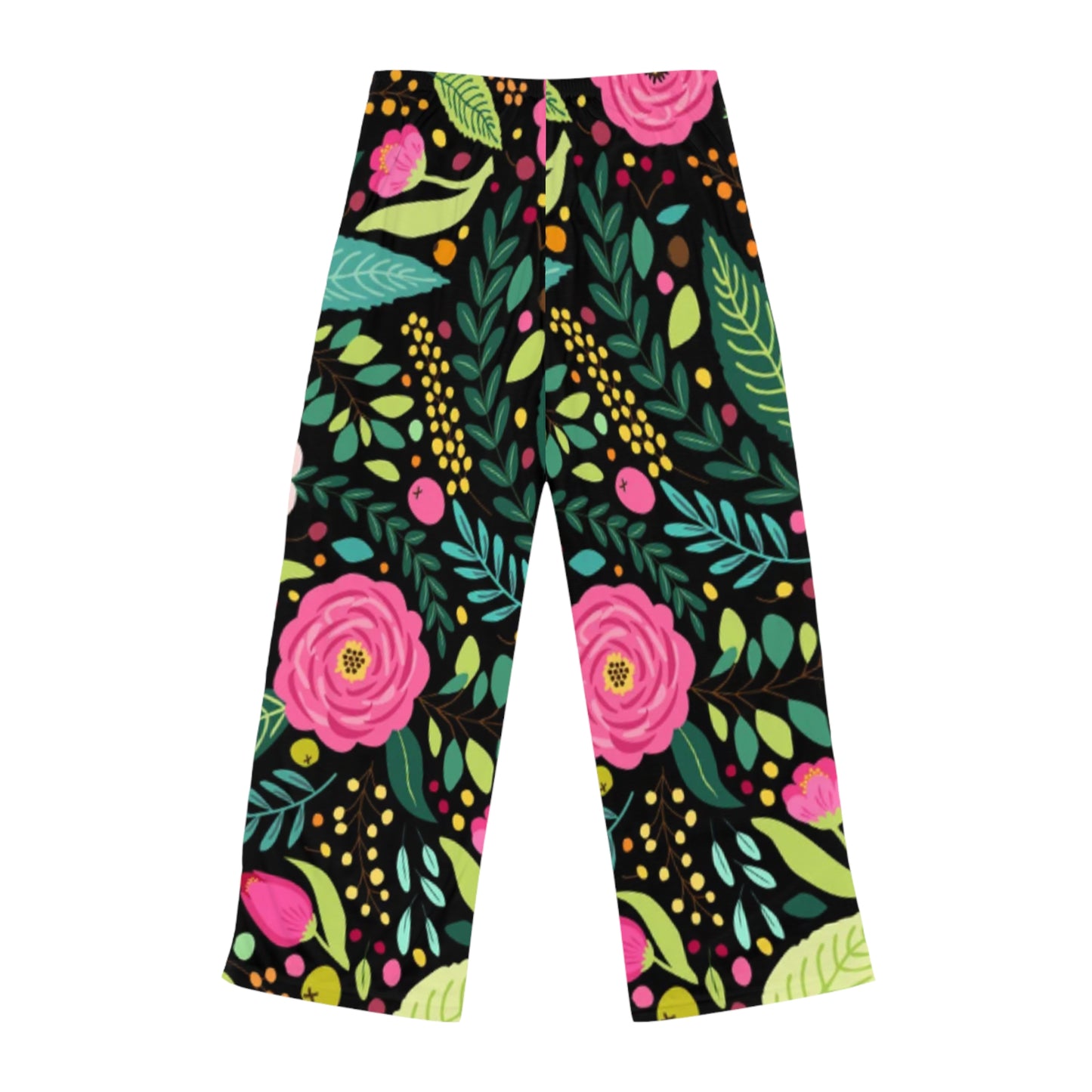 Sugar Petals - Floral Women's Pajama Pants, Cozy Sleepwear, Elegant loungewear, Gift for Her, Perfect for Relaxing at Home