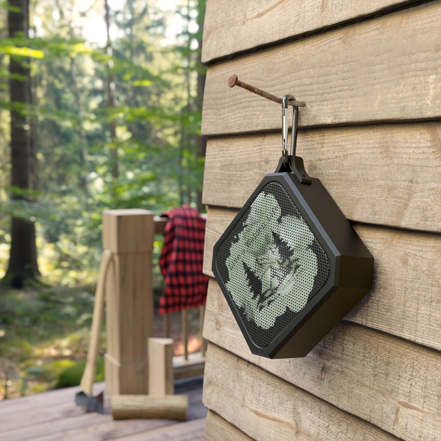 Summer 2025 - Orchard Bloom - Outdoor Bluetooth Speaker, Portable Speaker for Camping, Hiking, Travel, Music Lover Gift, Adventure Gear, Live a Wild Life