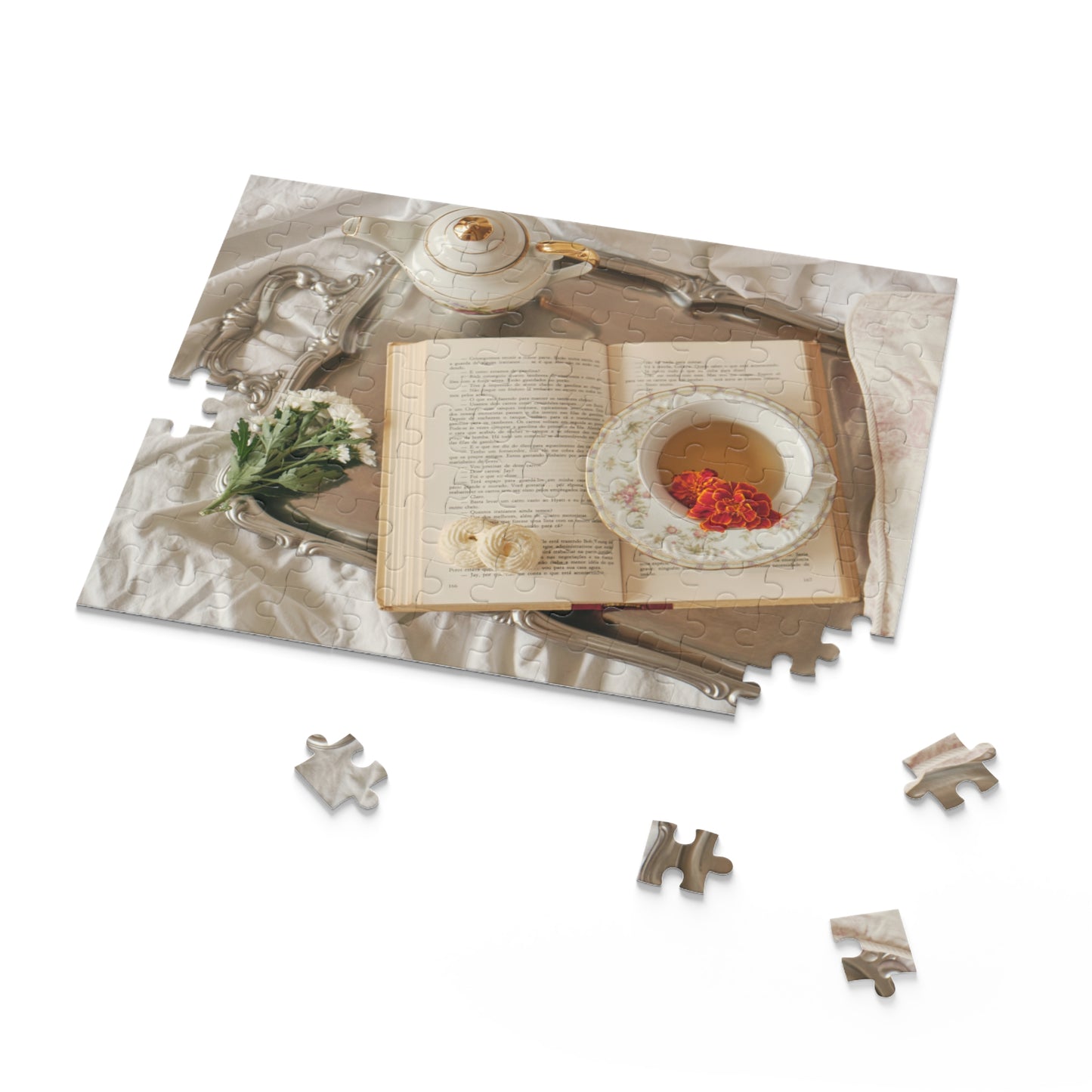 Cozy Afternoon Tea Puzzle - 120, 252, 500-Piece Options
