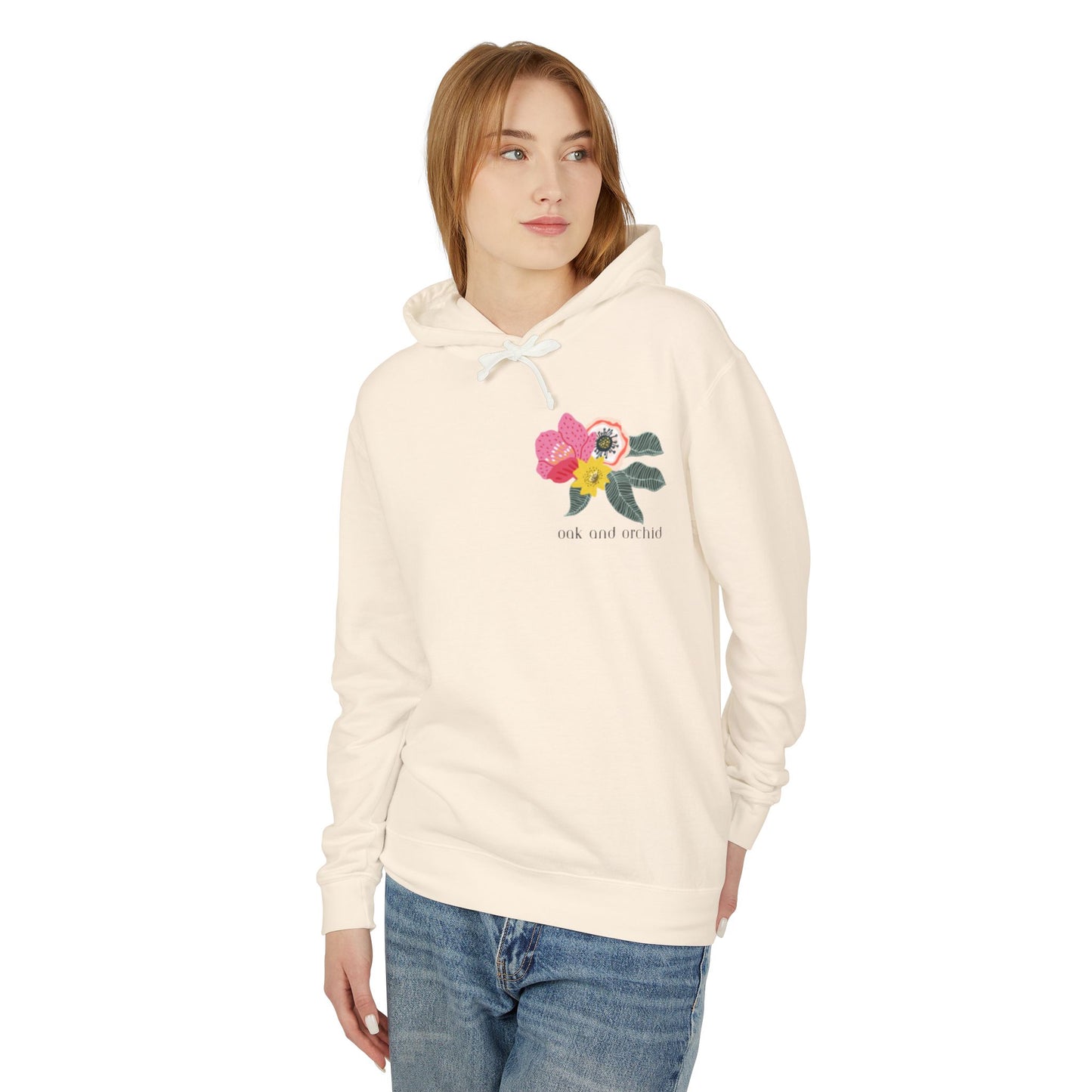 Sugar Petals - Lightweight Hooded Sweatshirt