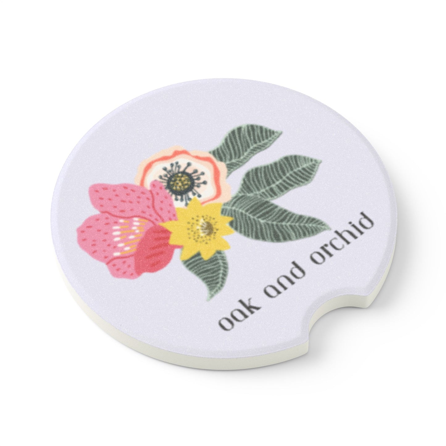 Sugar Petals - Soapstone Car Coaster