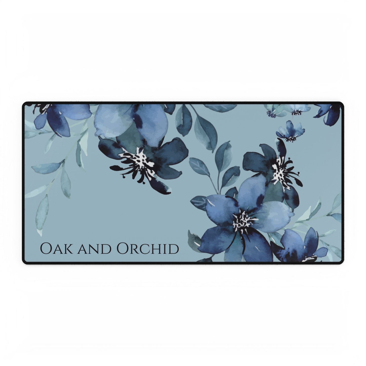 Cerulean Flora - Desk Mat