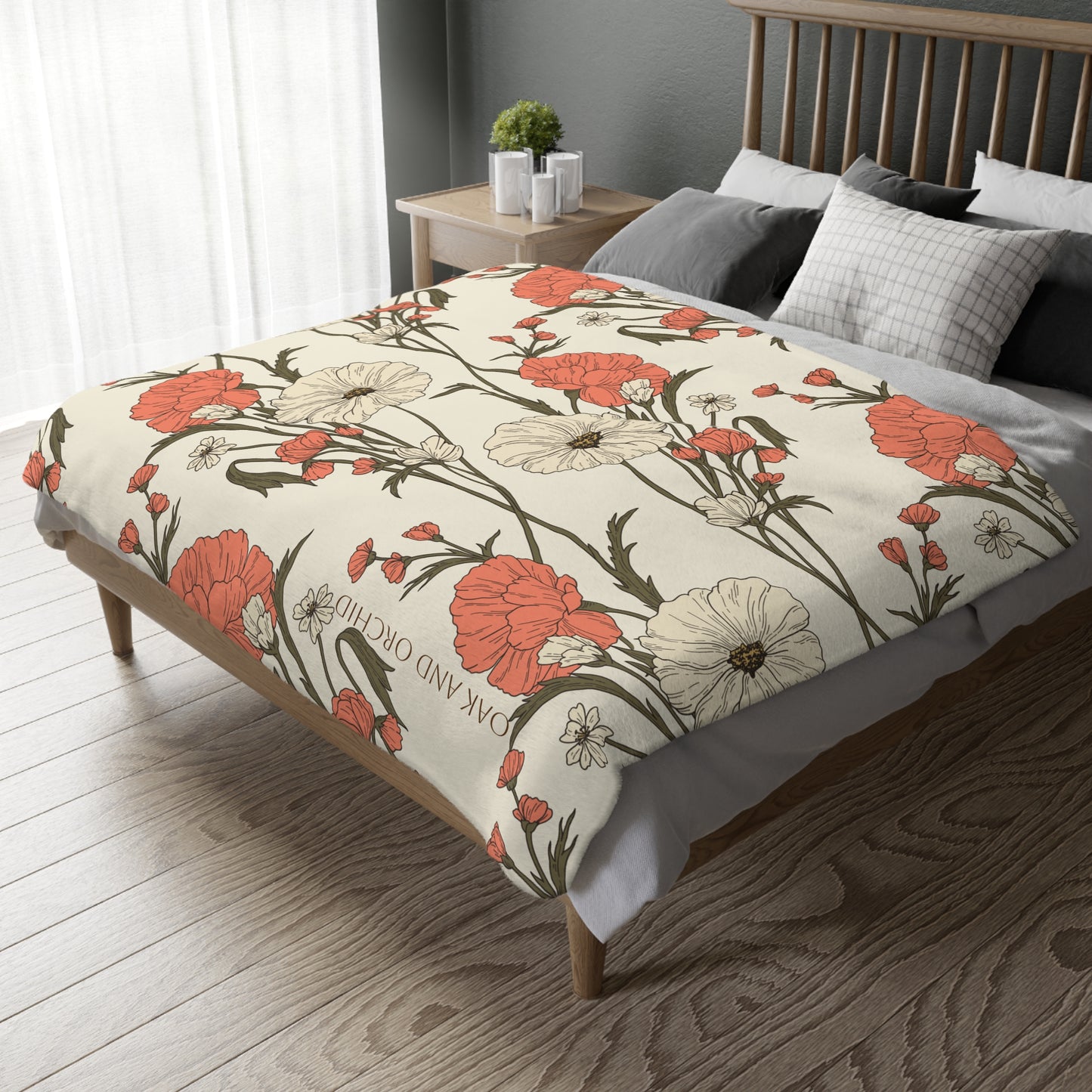 Peachwood Cottage - Velveteen Microfiber Blanket
