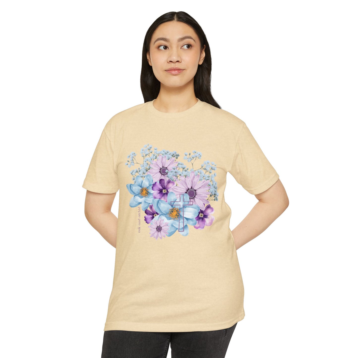 Fields of Mercy - Floral Christian Comfort T-Shirt