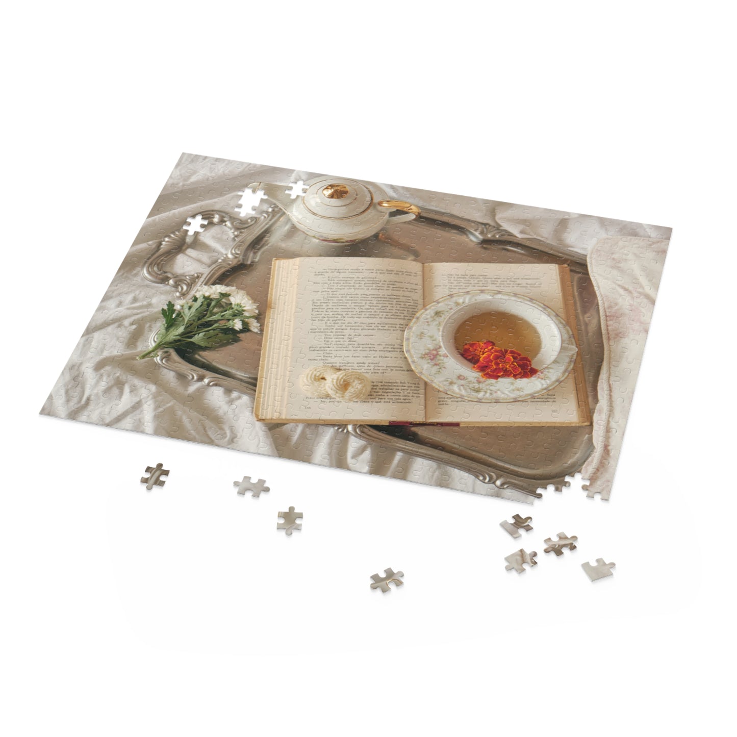 Cozy Afternoon Tea Puzzle - 120, 252, 500-Piece Options