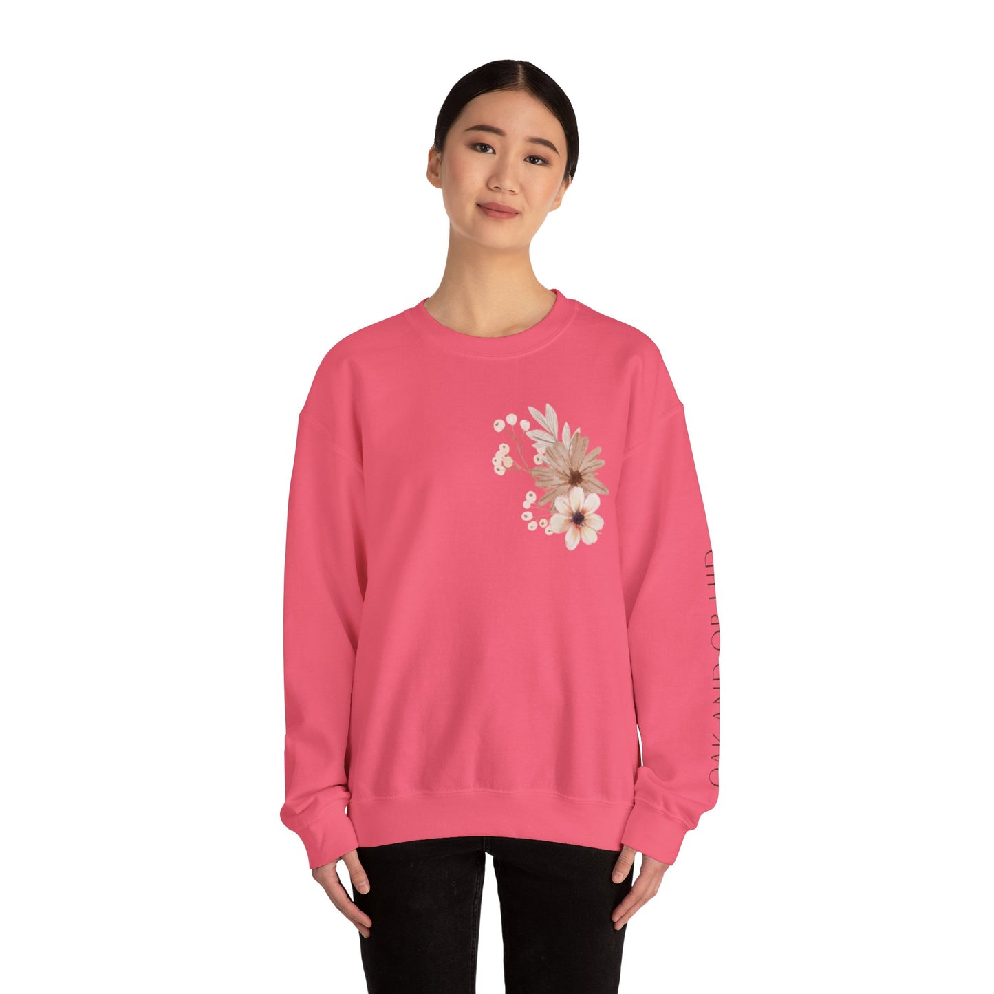 Meadow Musings - Floral Crewneck Sweatshirt - Rooted in Grace