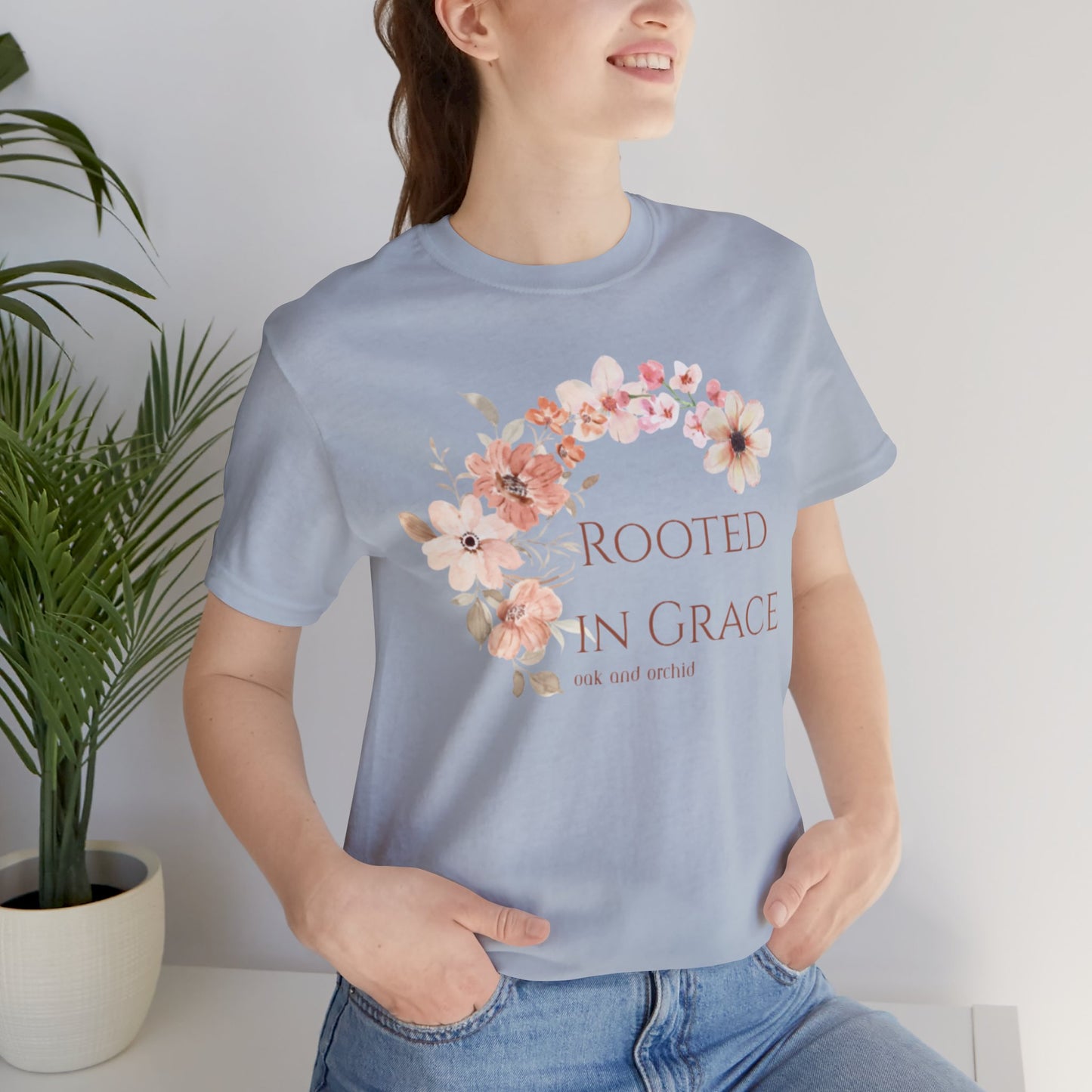 Meadow Musings - Rooted in Grace Floral Tee