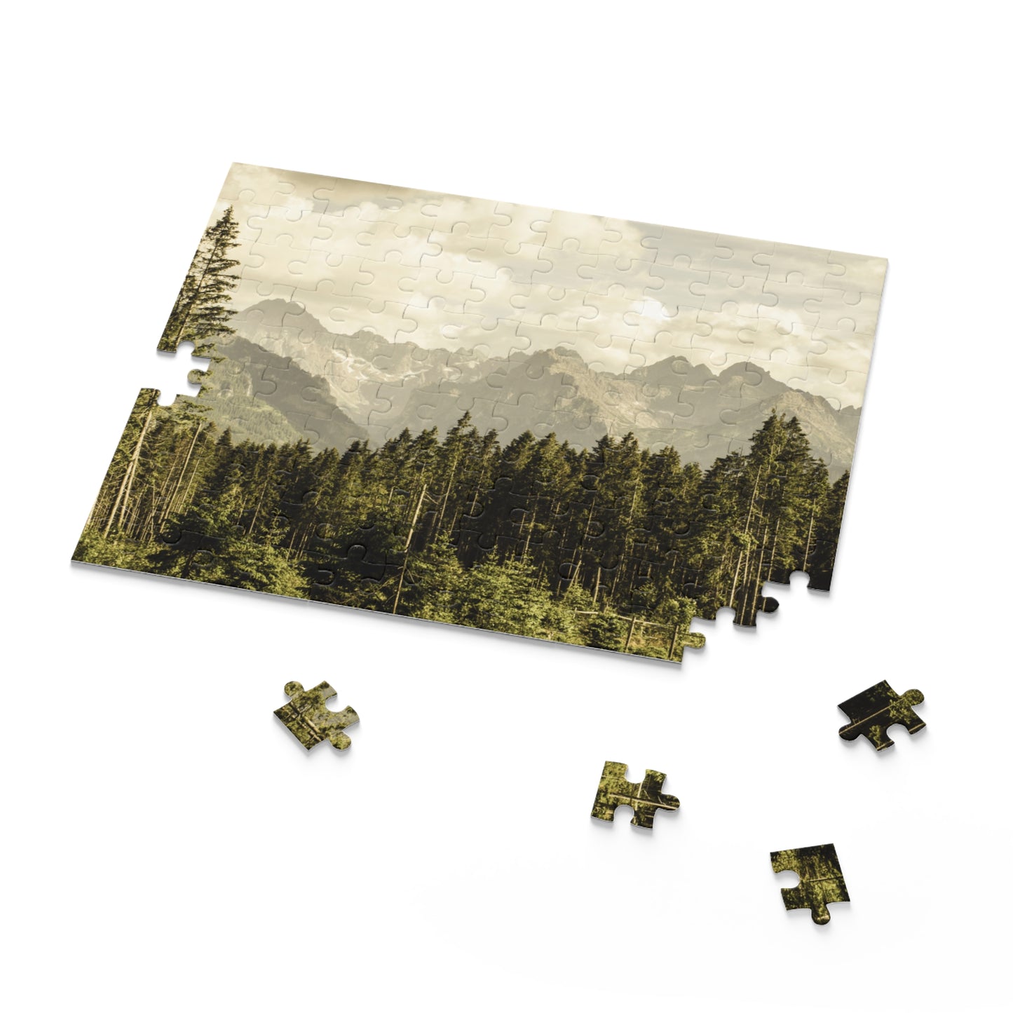 Scenic Mountain Puzzle - 120, 252, & 500-Piece Options