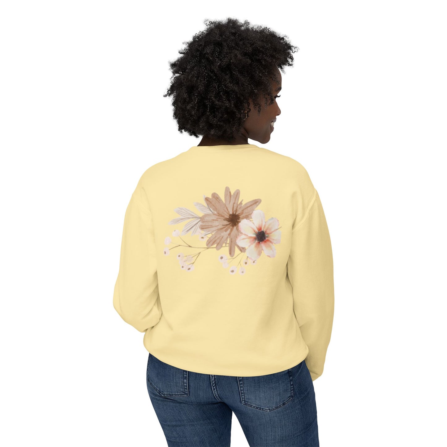 Meadow Musings - Rooted in Grace Floral Crewneck Sweatshirt