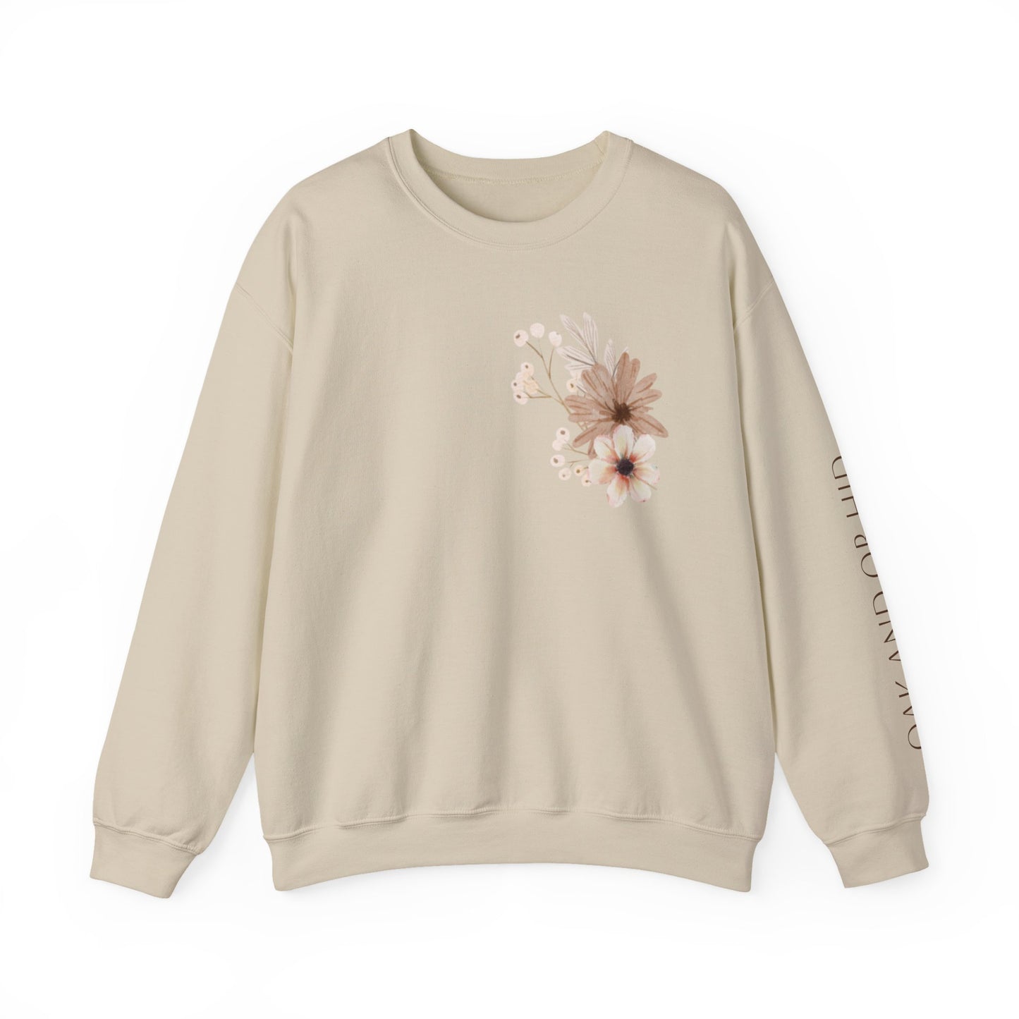 Meadow Musings - Floral Crewneck Sweatshirt - Rooted in Grace
