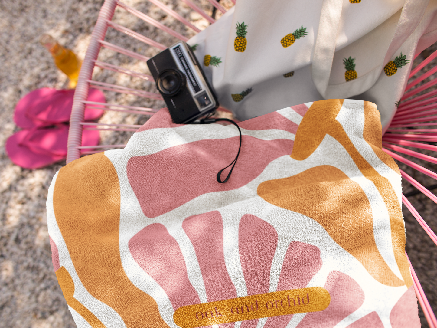 Summer 2025 - Orchard Bloom - Vibrant Floral Beach Towel, Summer Pool Accessory, Travel Essential, Gift for Beach Lovers, Outdoor Activities, Vacation Ready