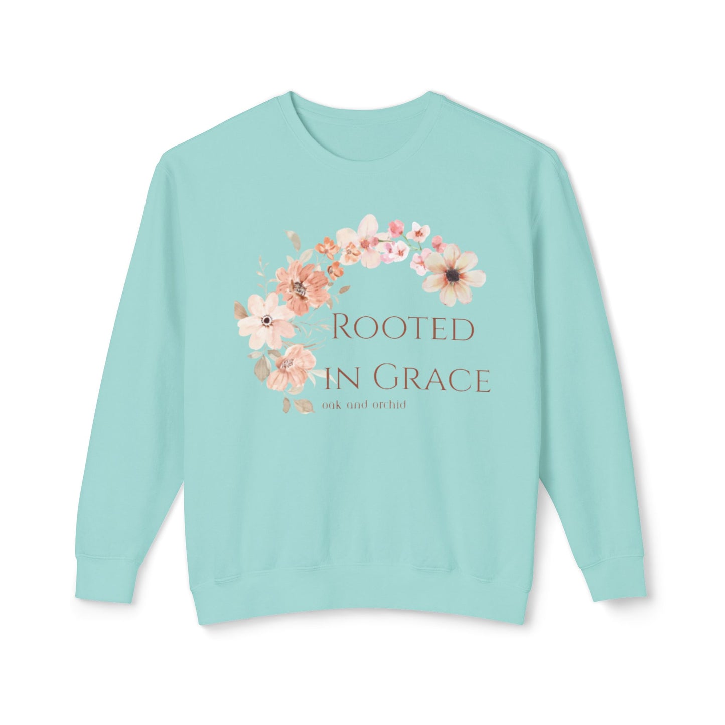 Meadow Musings - Rooted in Grace Floral Crewneck Sweatshirt